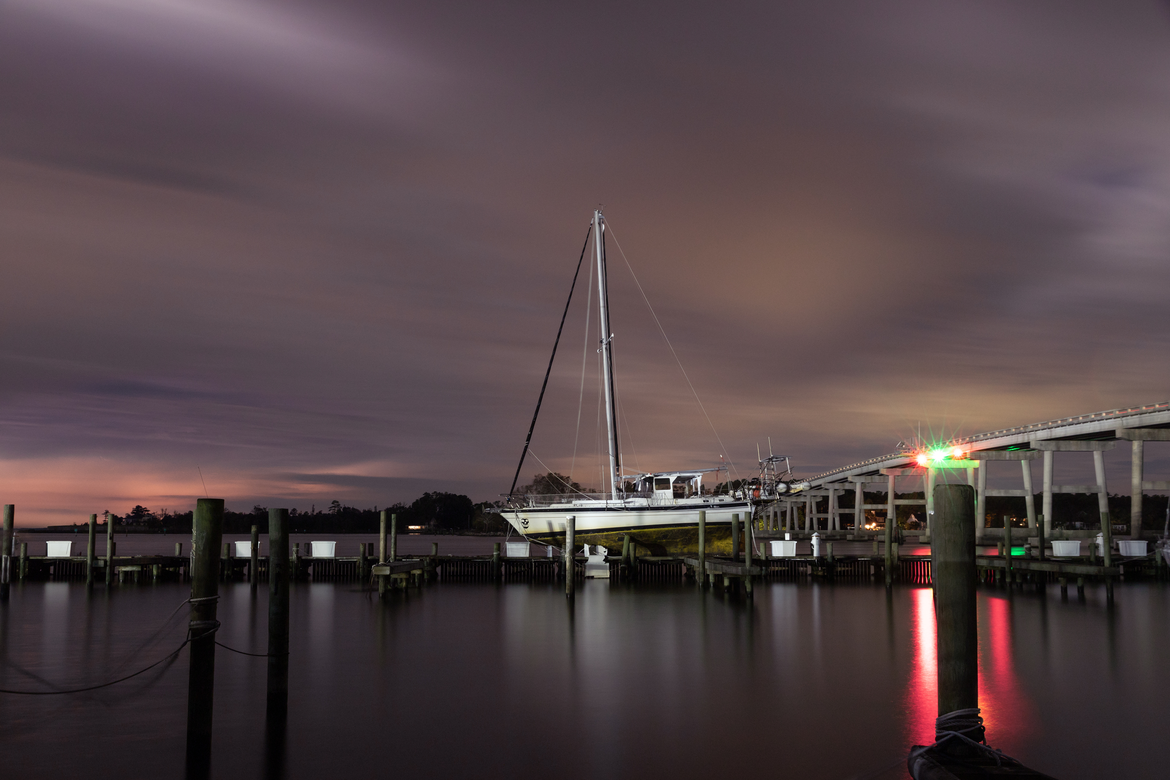 Stranded Sailboat
