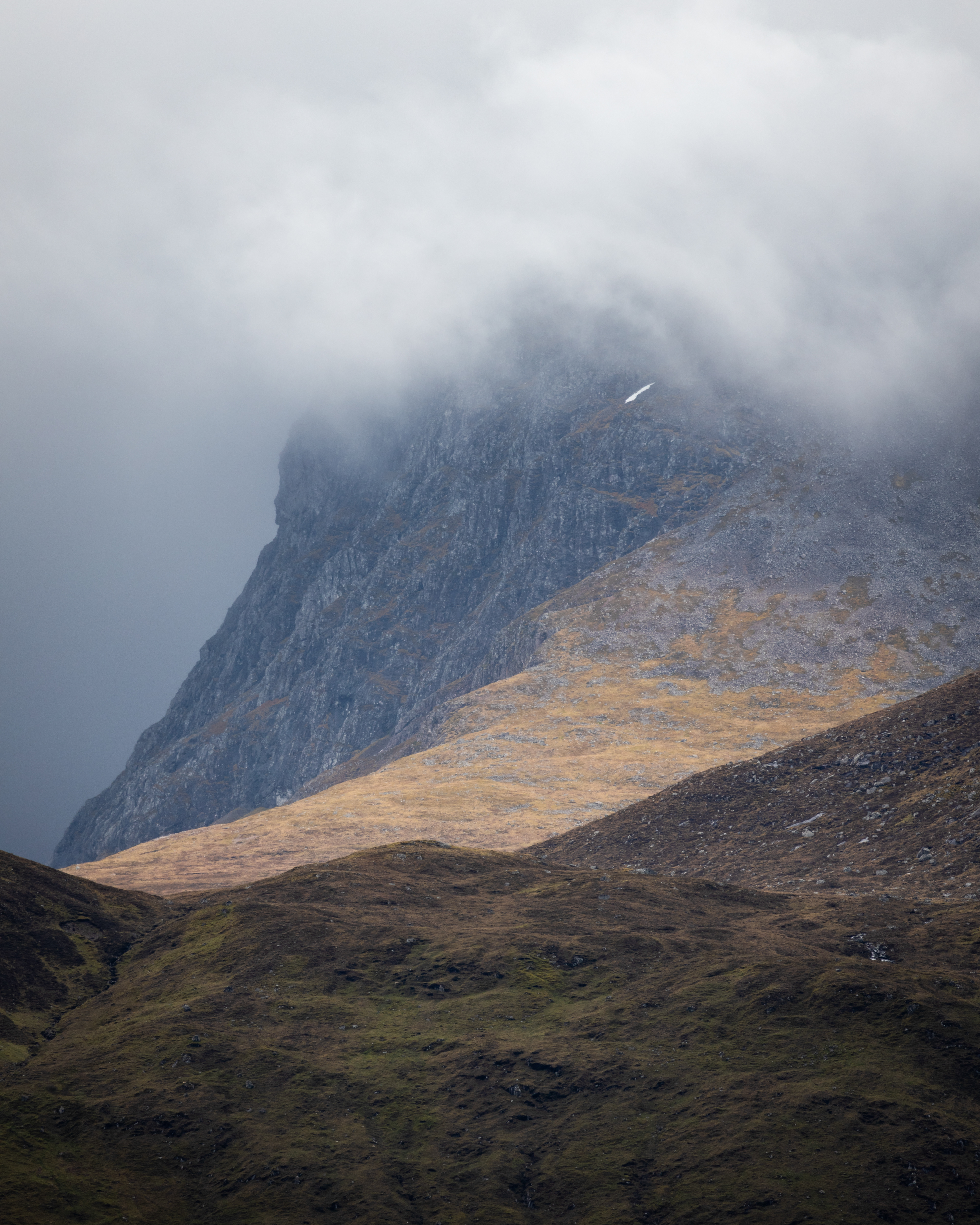 Ben Nevis Hidden in the Clouds