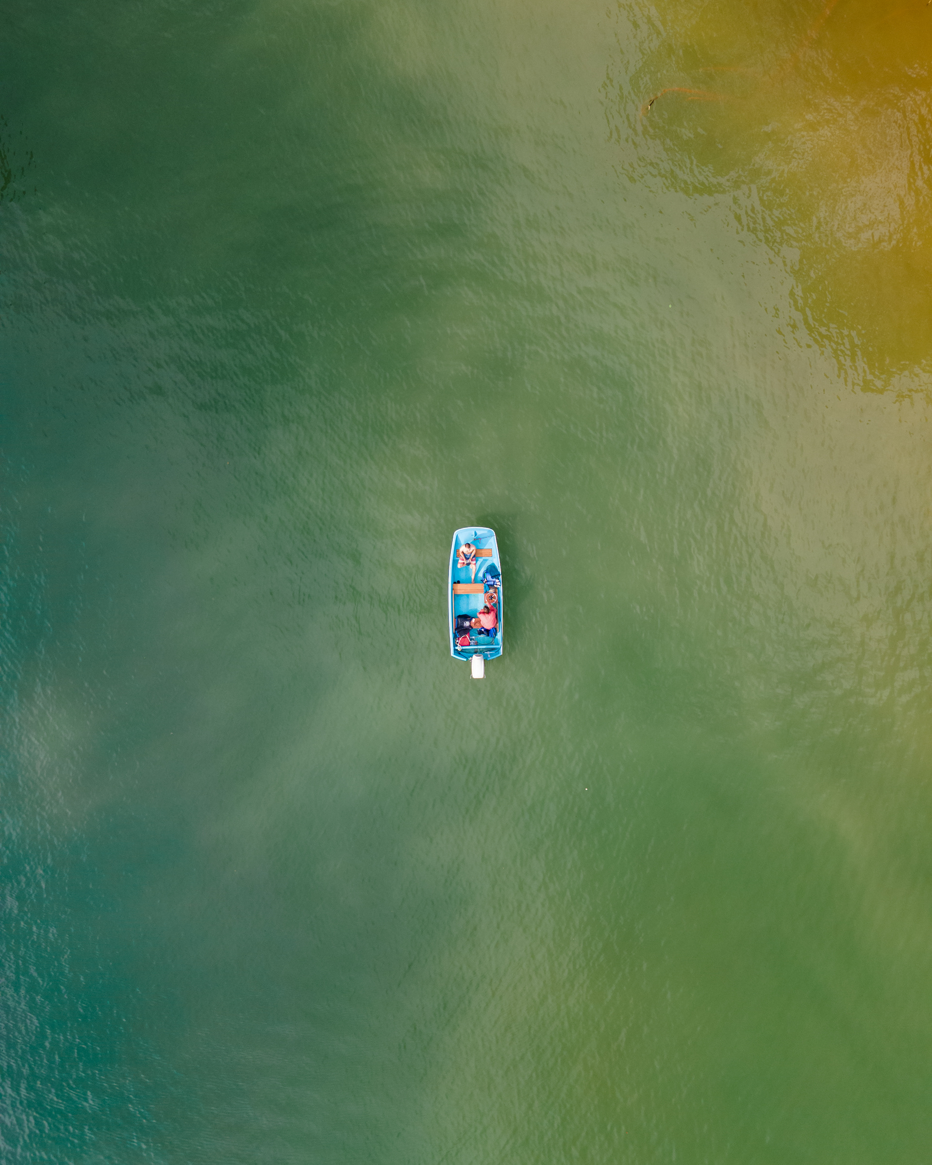 Boating on Lake James, Burke Co.