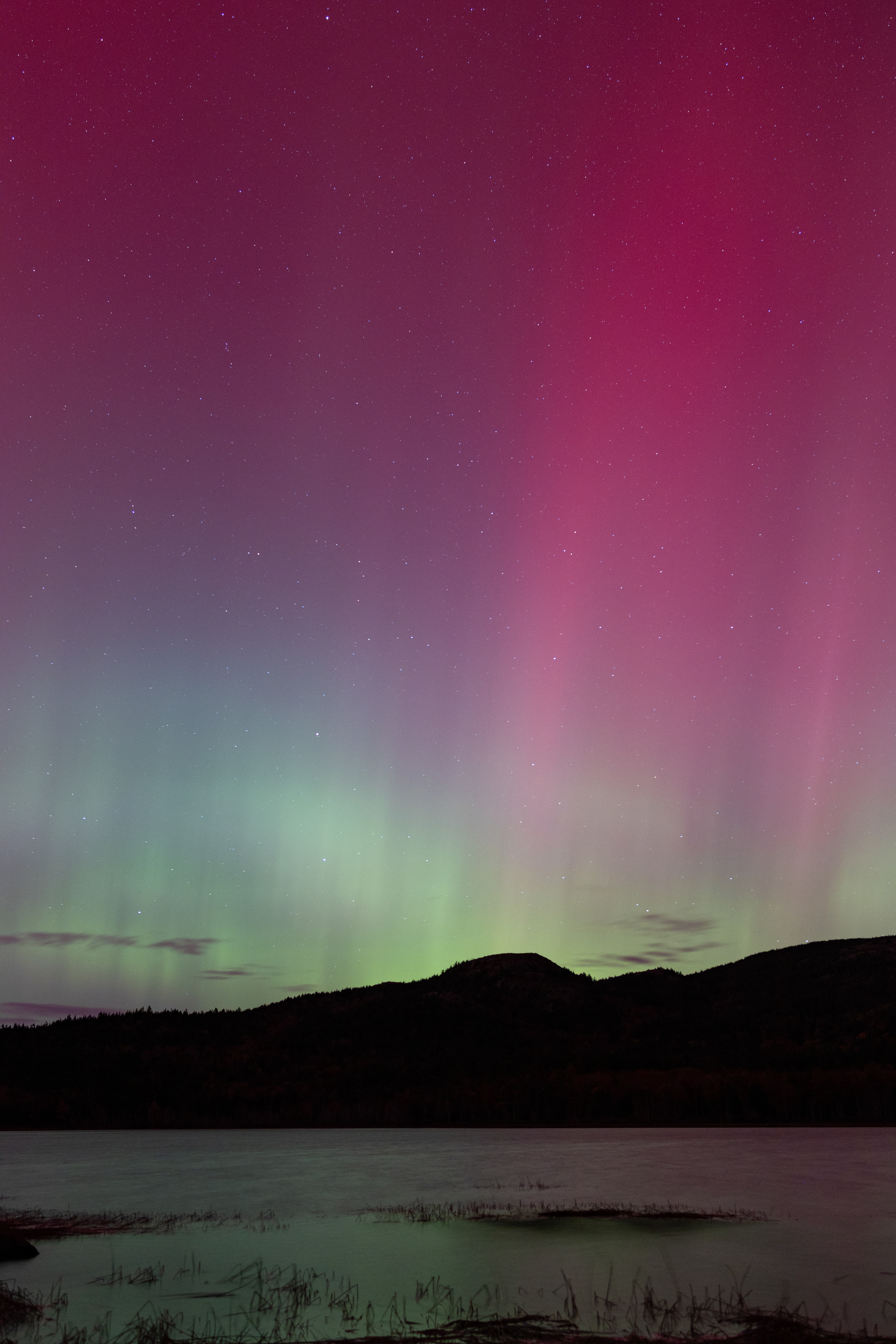 Aurora Borealis over Acadia NP