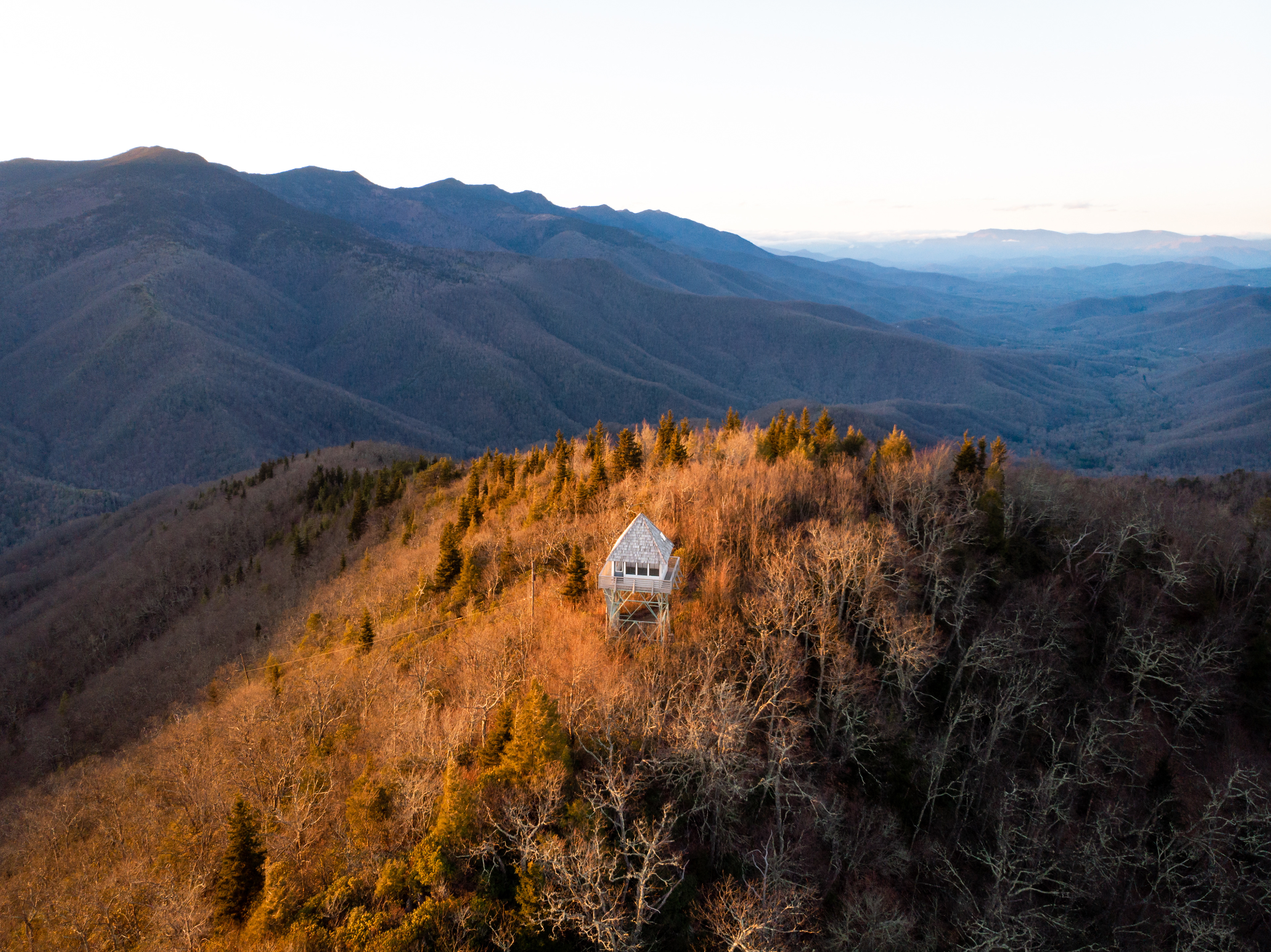 Green Knob Lookout Tower, Yancey Co.