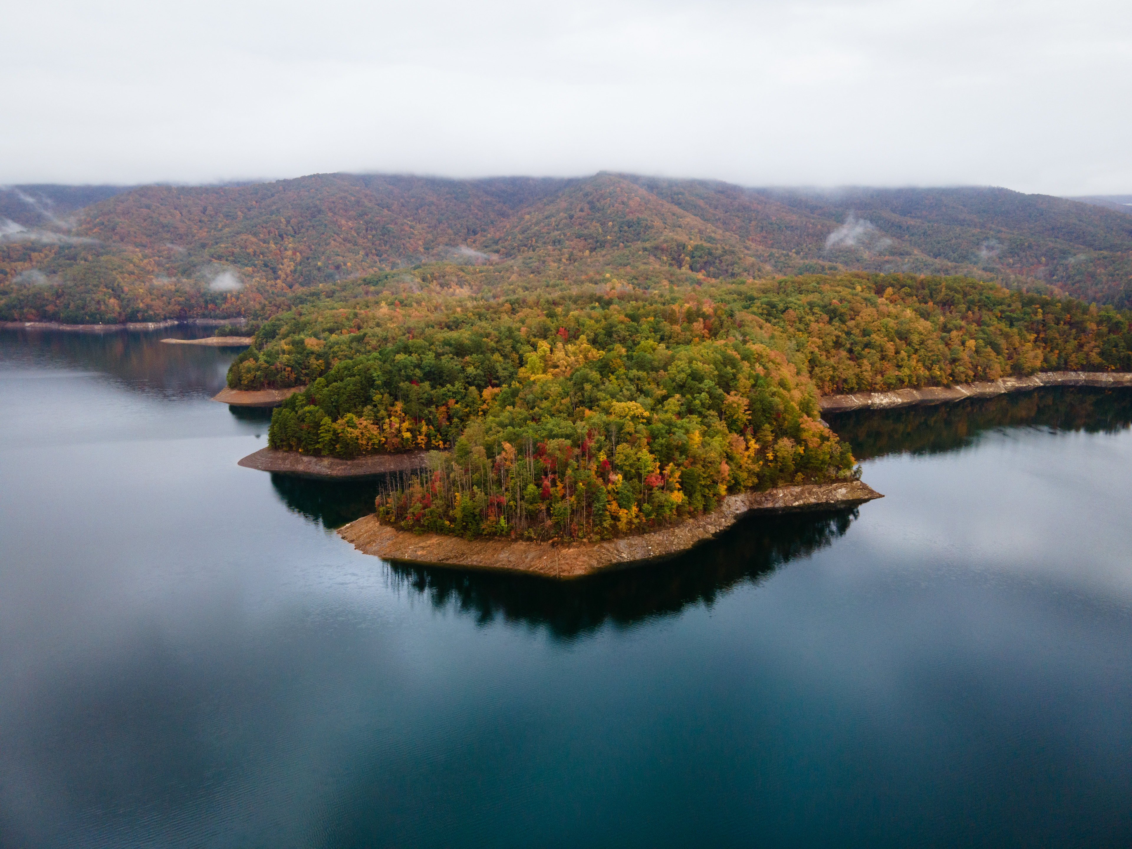 Fall at Fontana Lake, Graham Co.