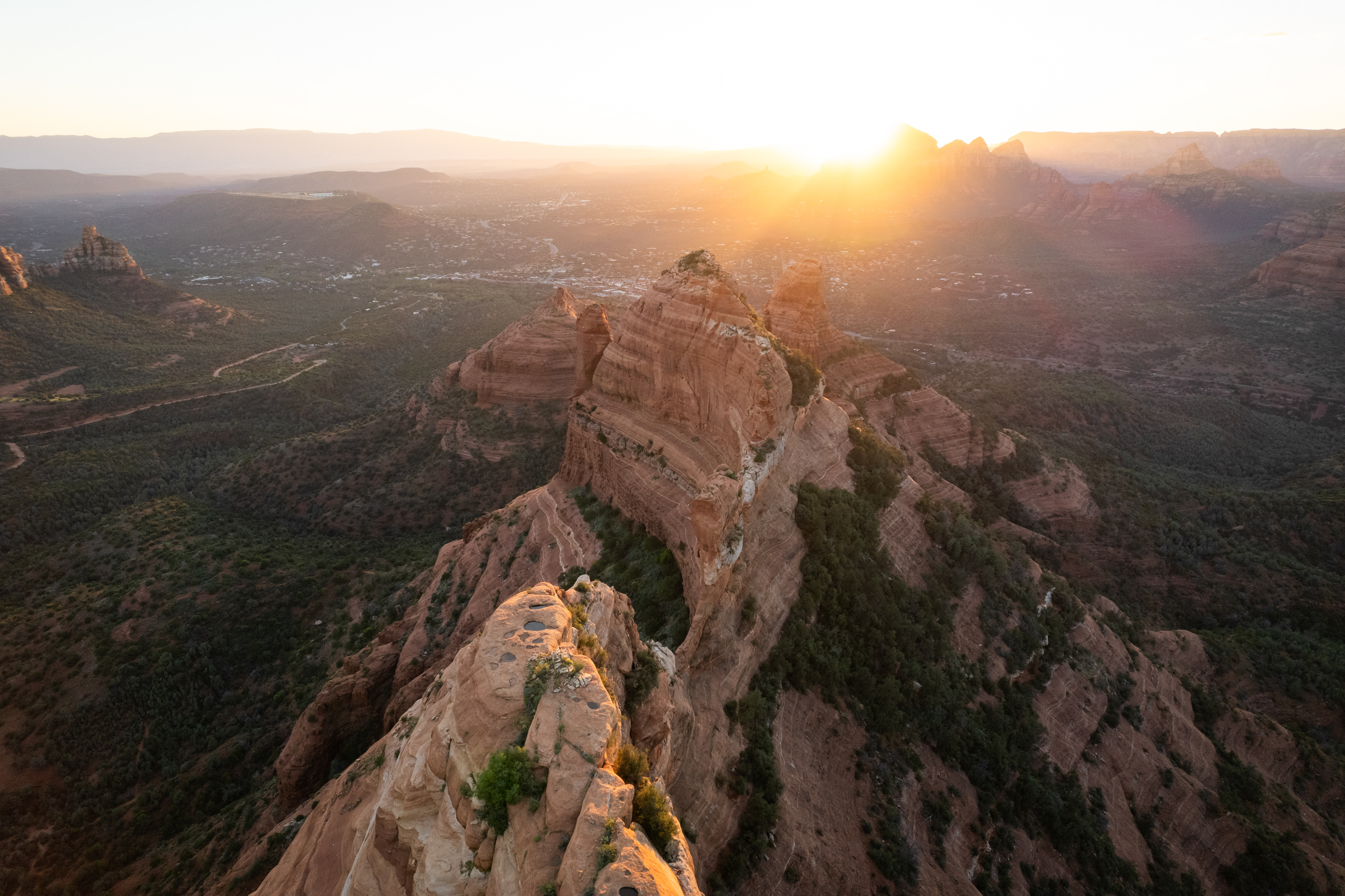 Sunset over Sedona, AZ