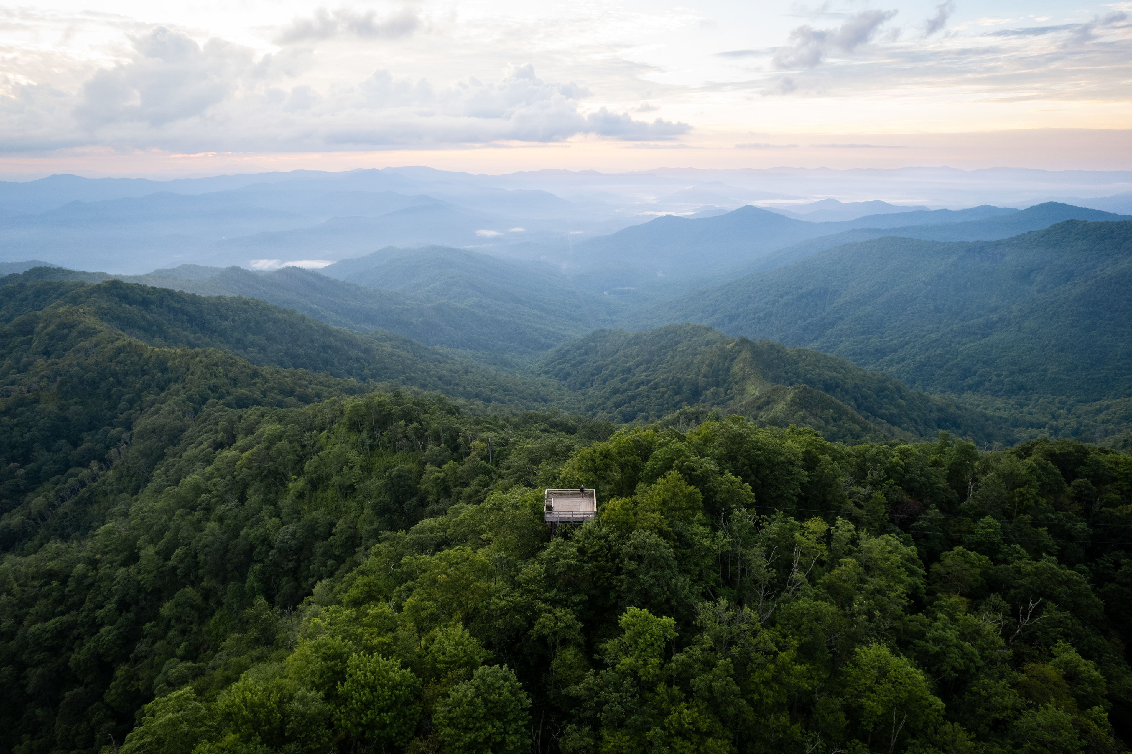 Summer Morning at Wesser Bald, Macon Co.