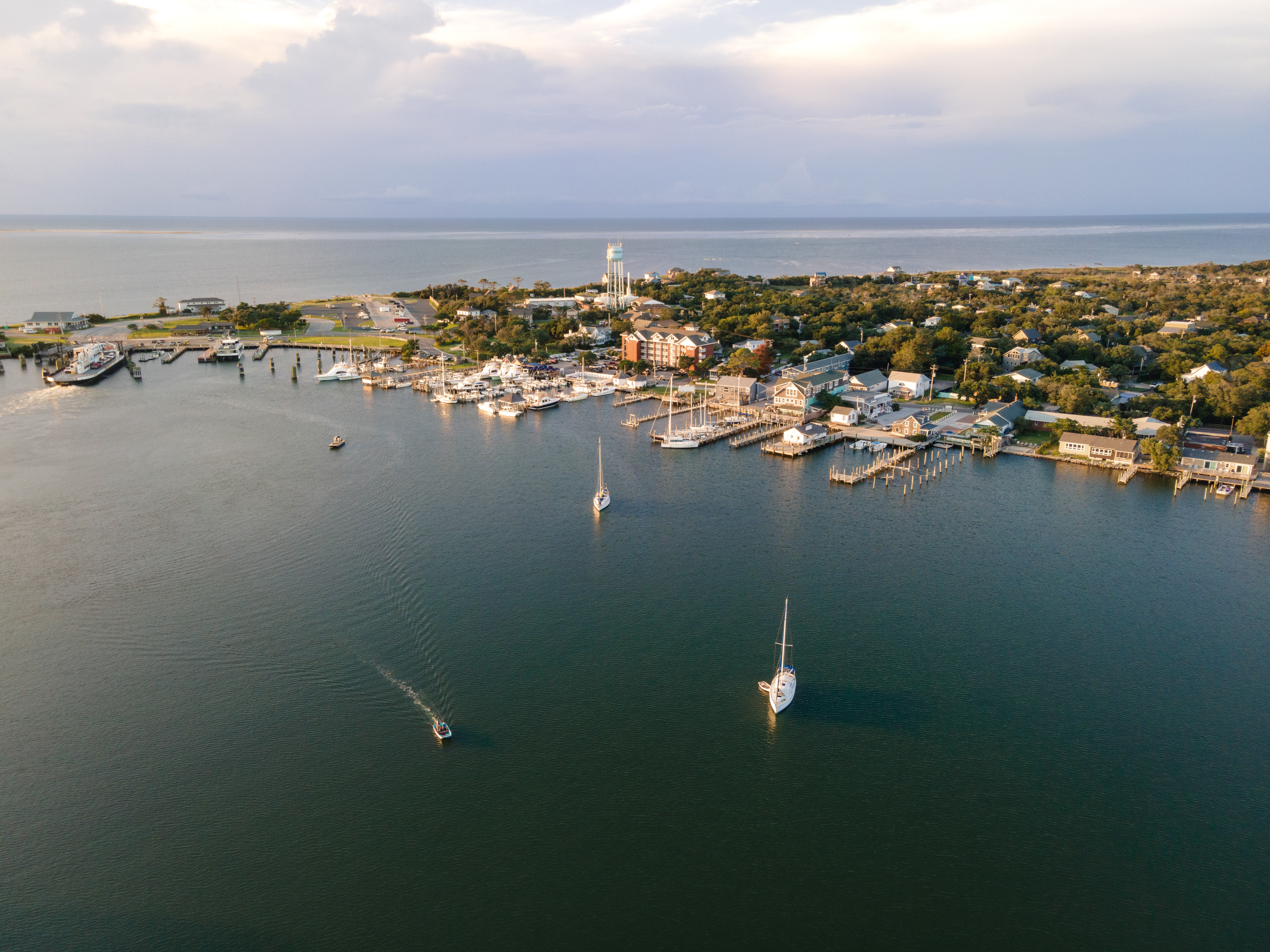 Golden Hour over Ocracoke Harbor