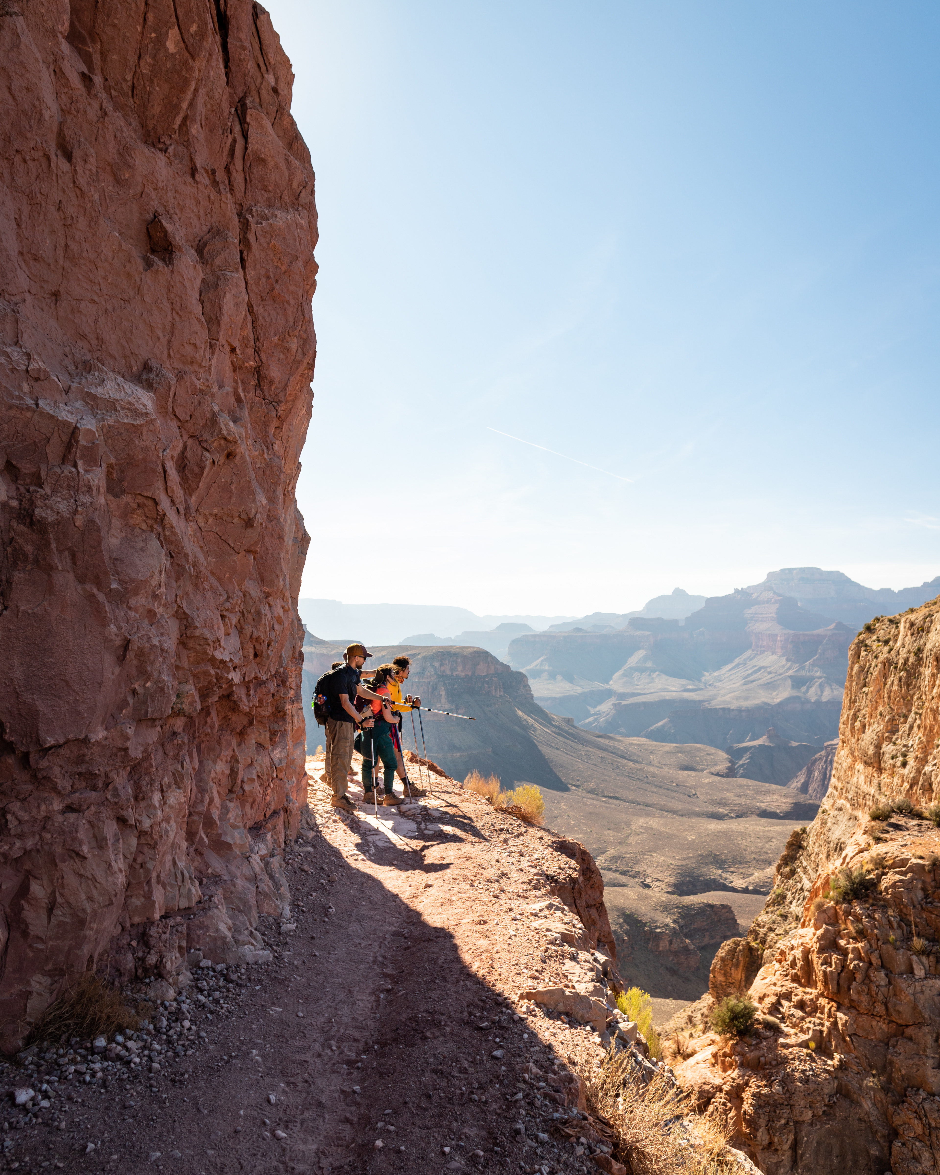 Hiking the South Kaibab in Grand Canyon NP, AZ