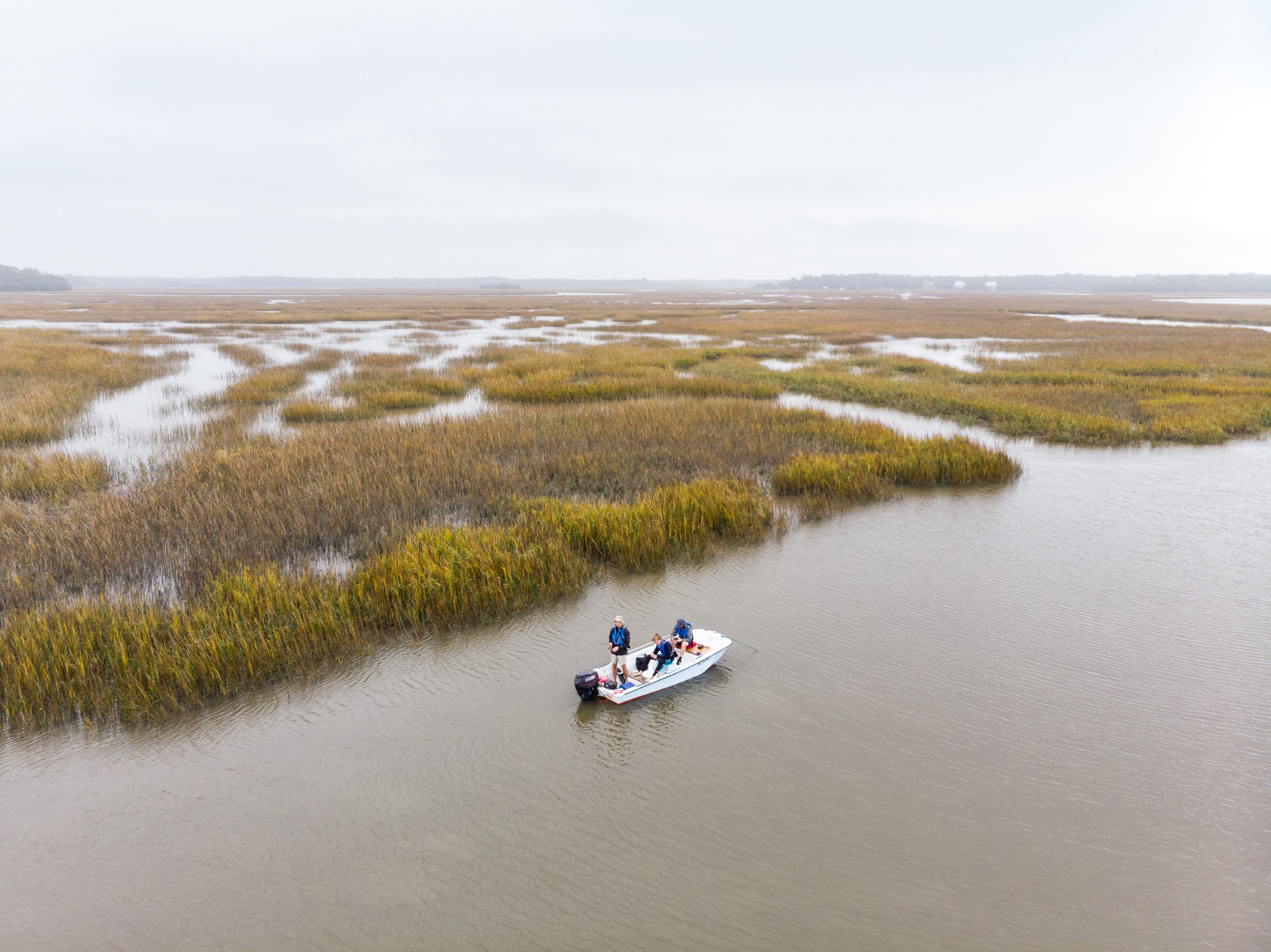 Boating on Edisto Island, SC