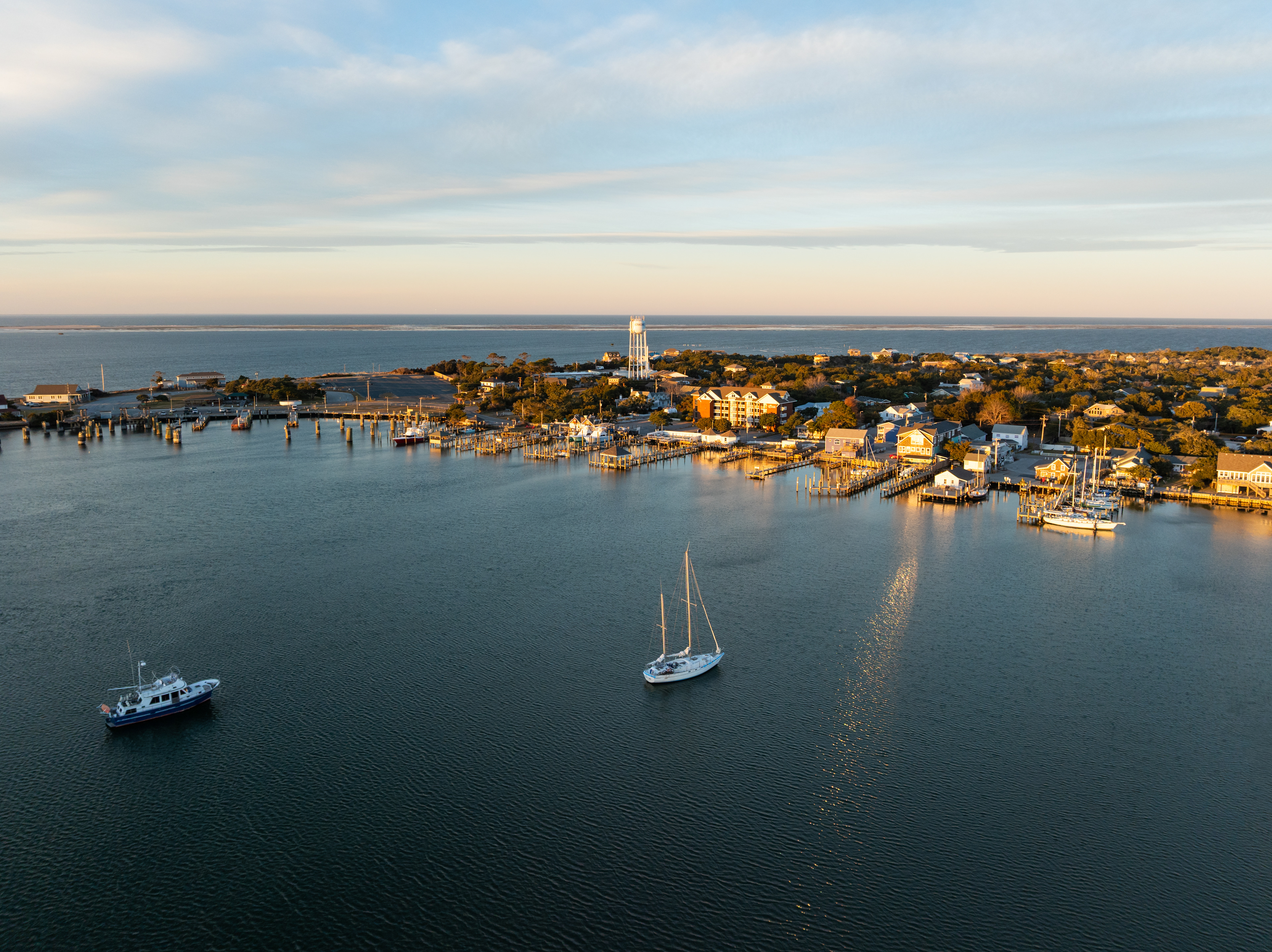 Golden Hour over Ocracoke Harbor