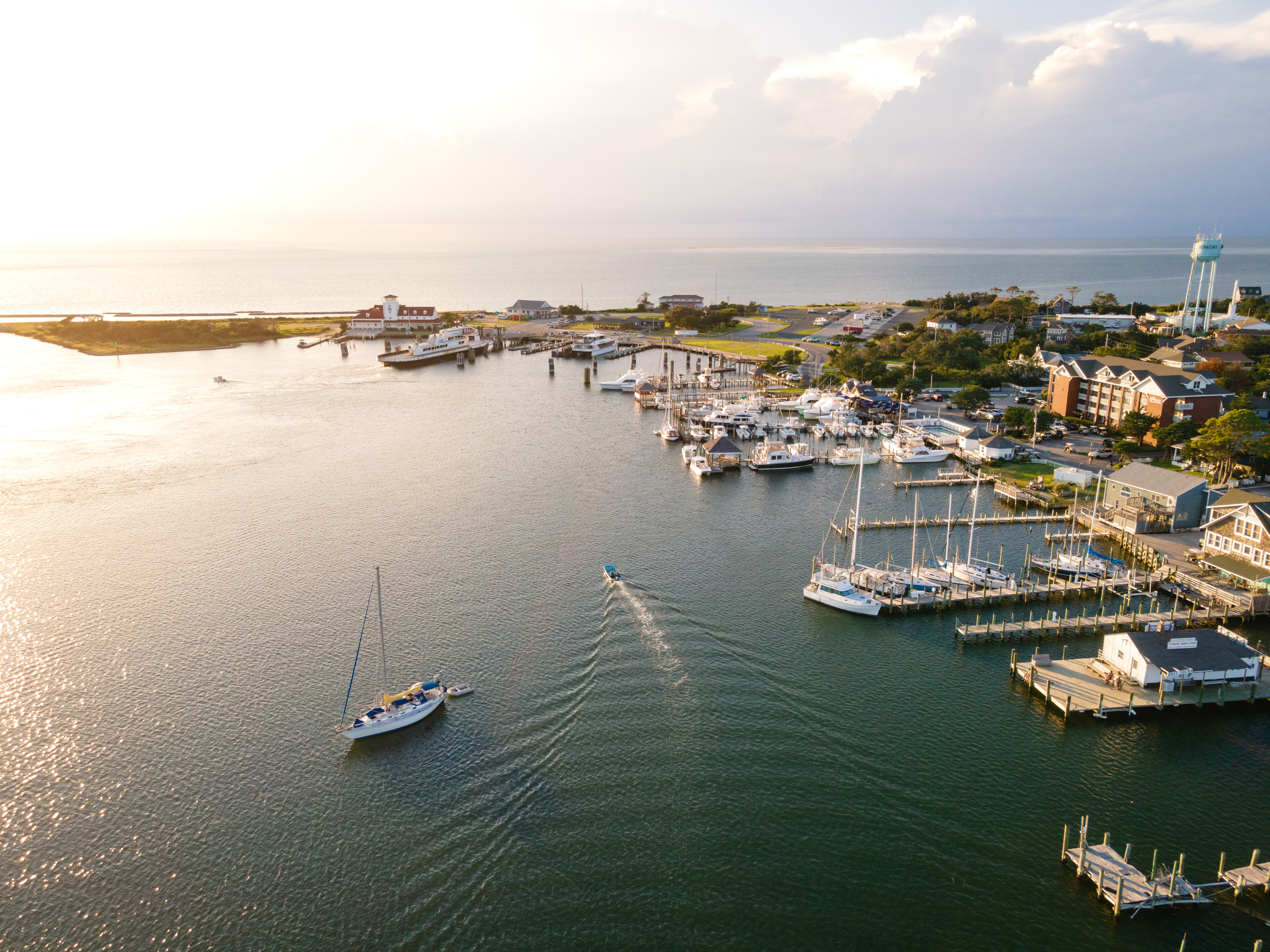 Golden Hour over Ocracoke Harbor