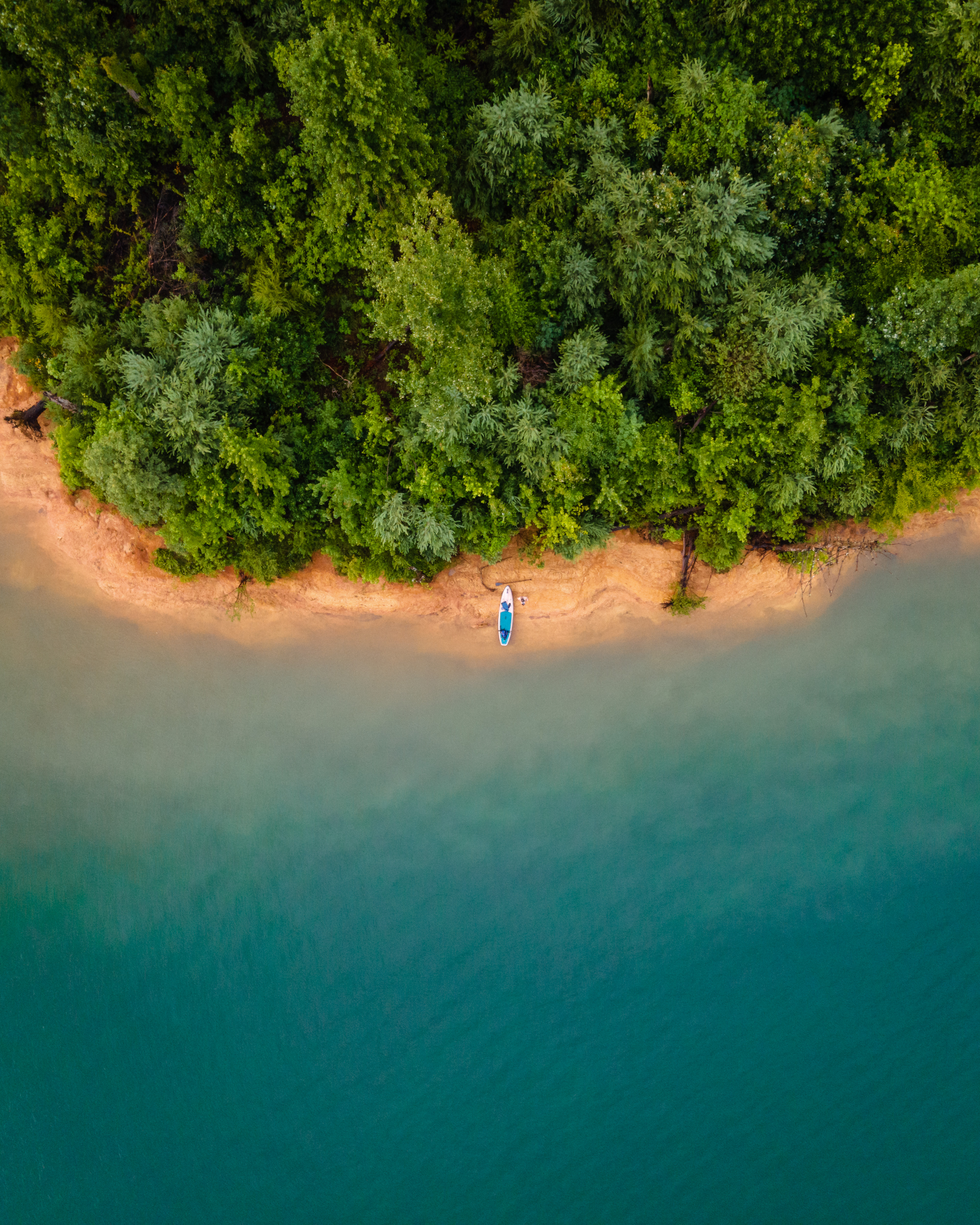 Paddling on Watauga Lake, TN