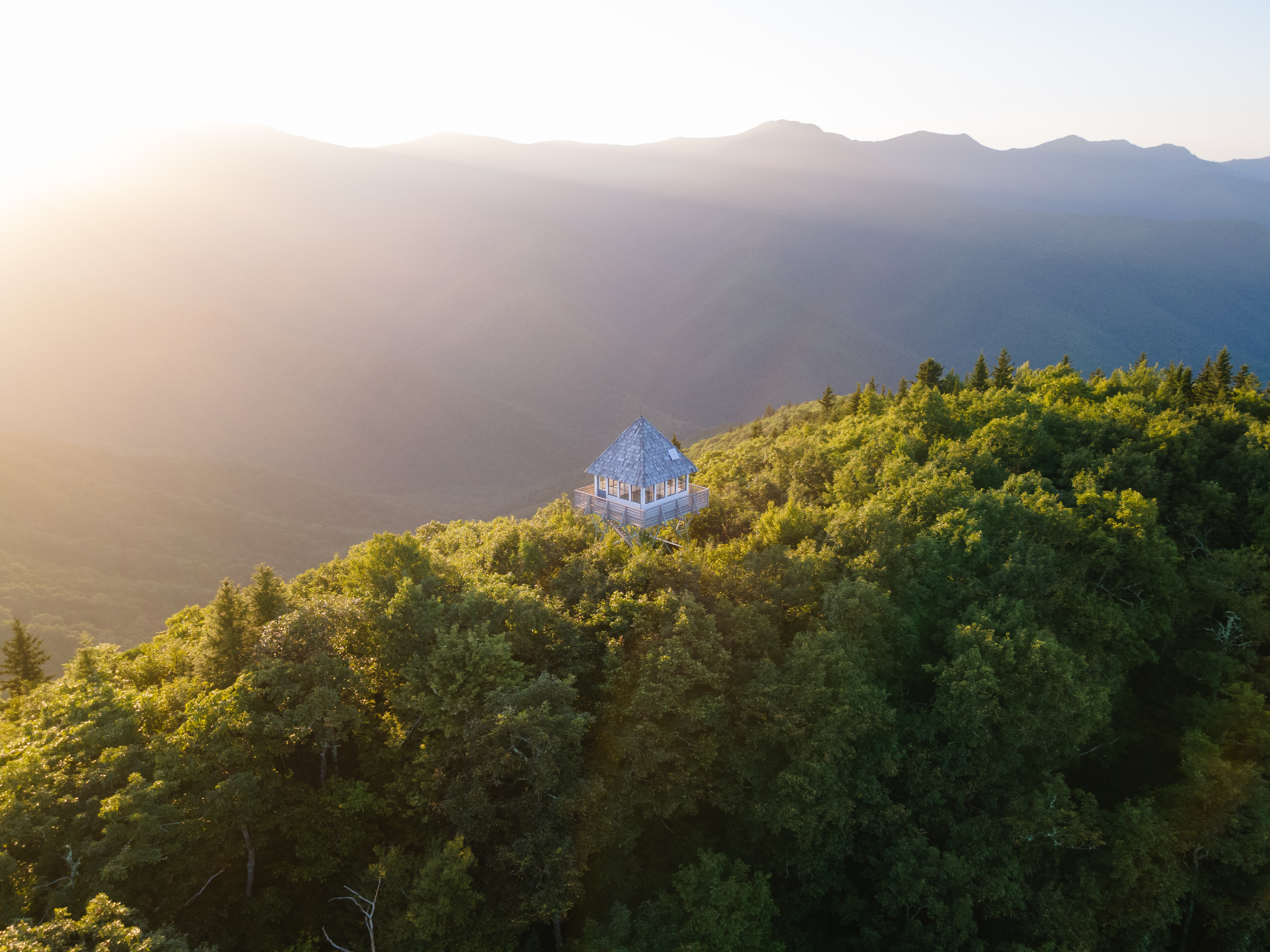 Green Knob Lookout Tower, Yancey Co.
