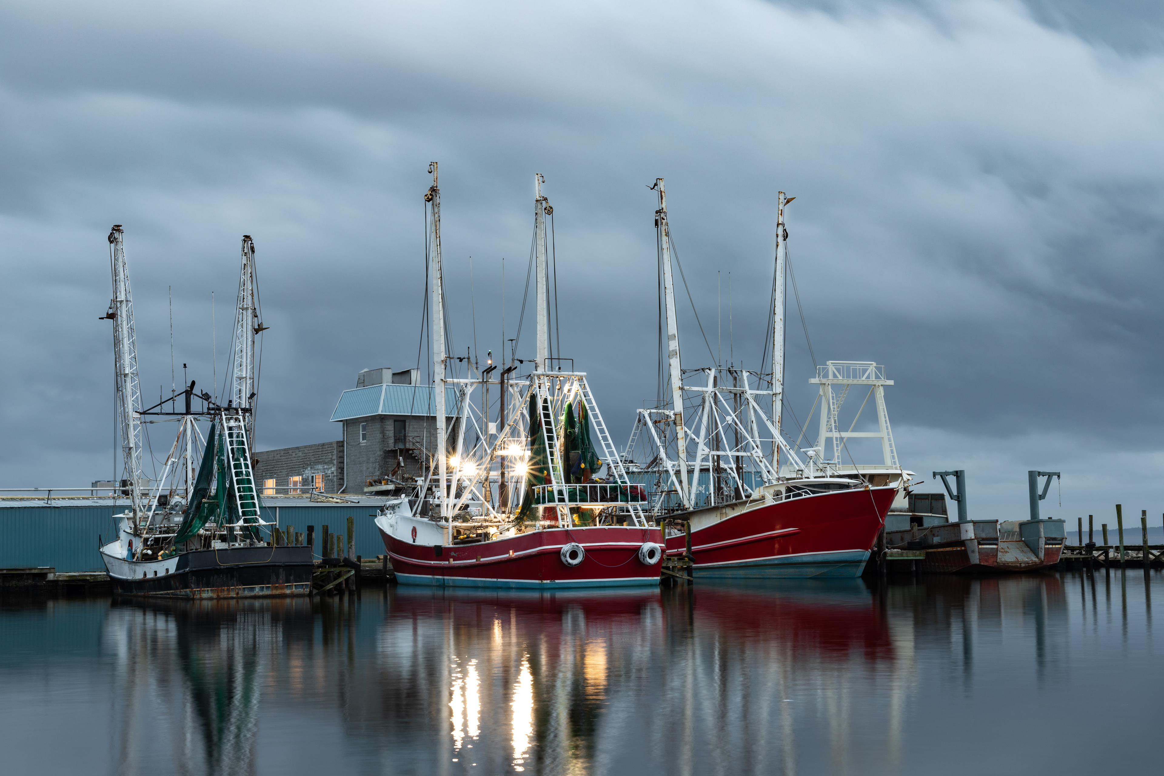 Dark Skies over the Oriental Harbor