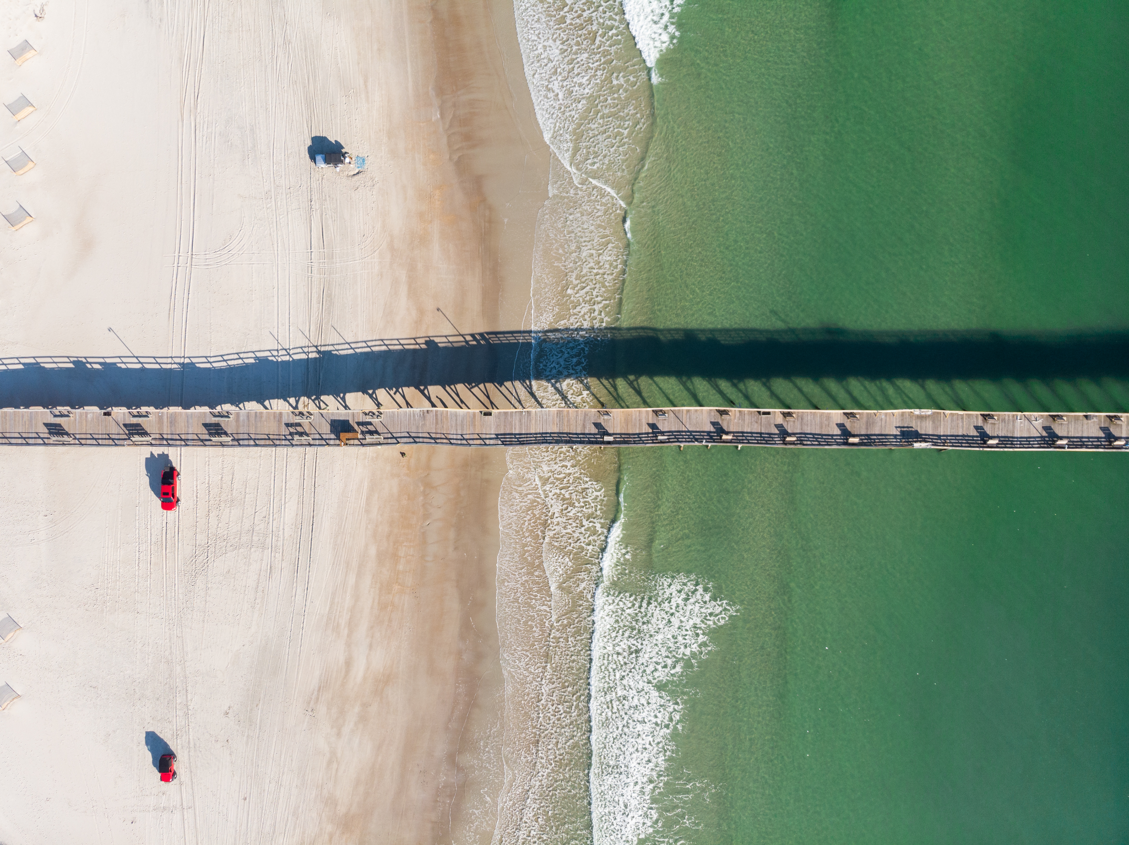Oceanana Pier from Above
