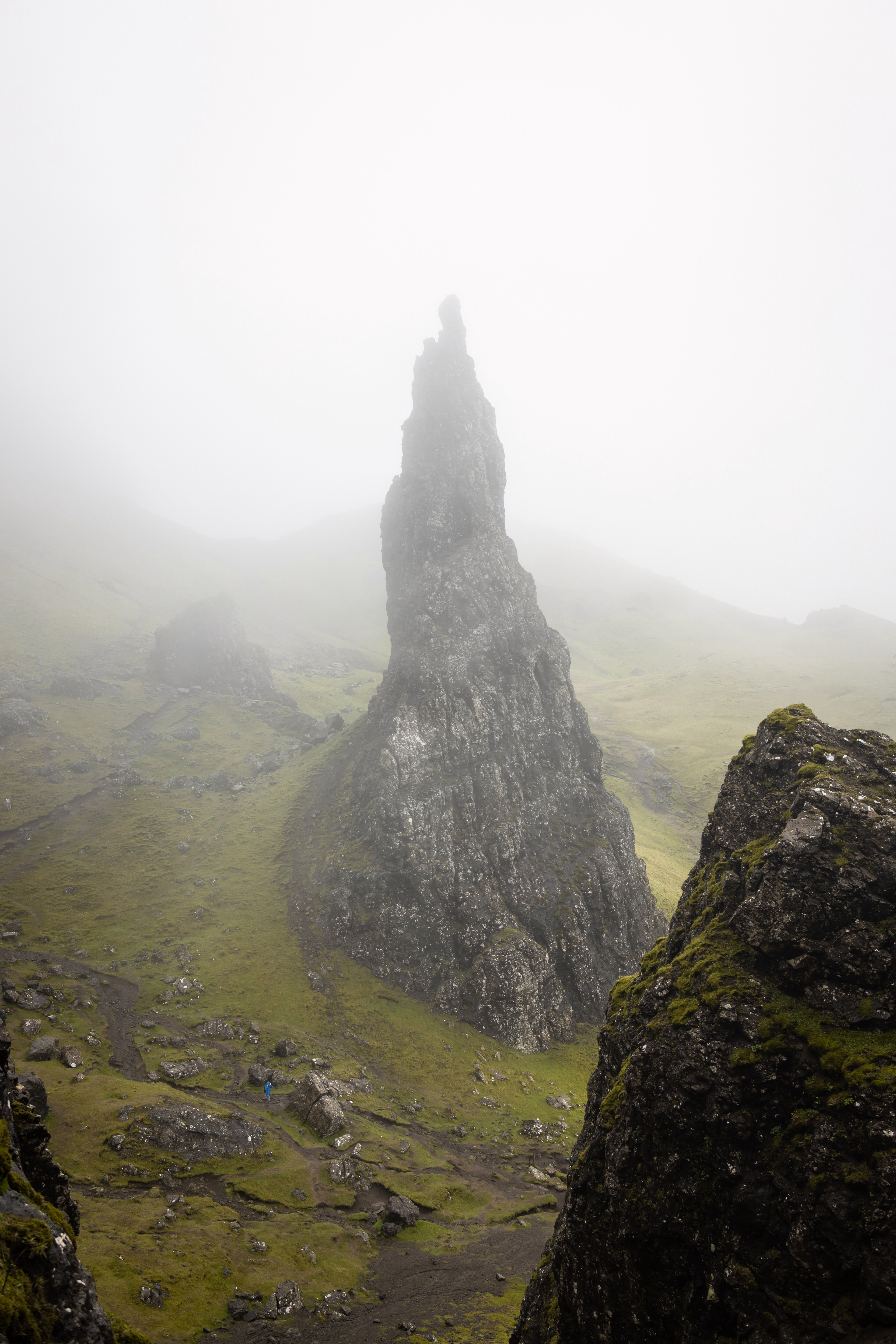 Pinnacle at the Old Man of Storr, Isle of Skye