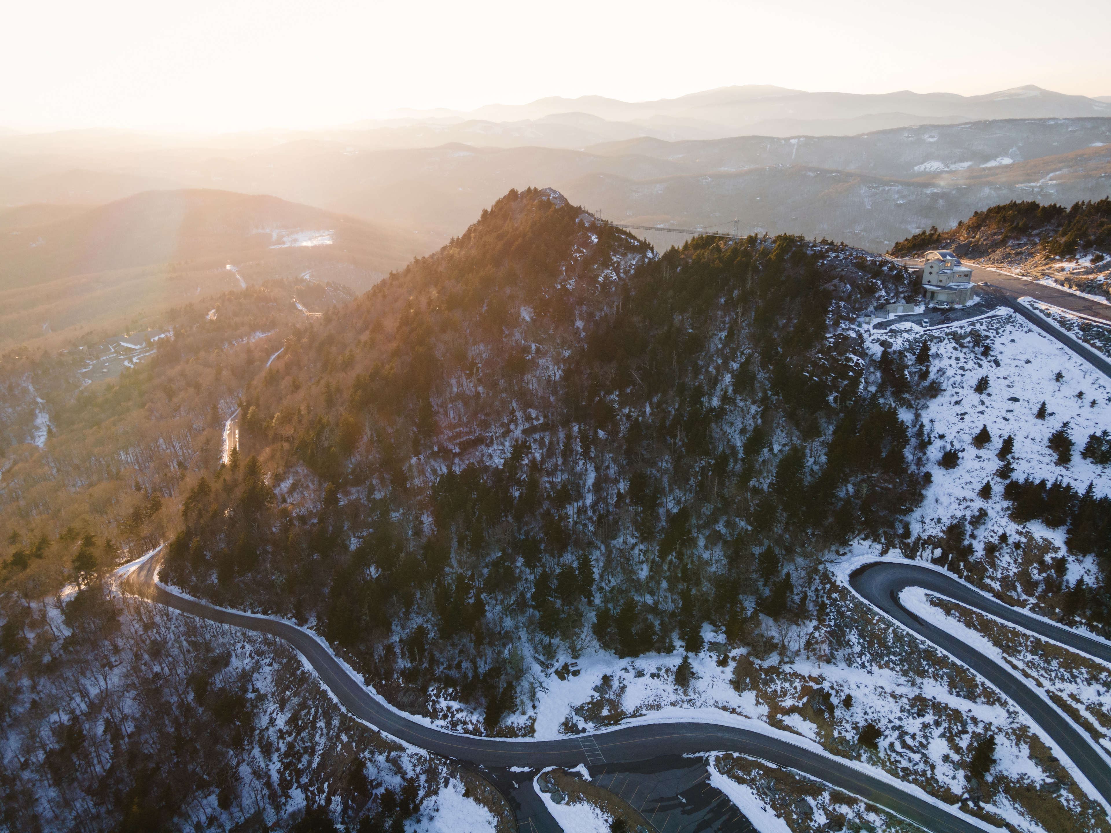 Golden Hour over Grandfather Mountain, Avery Co.
