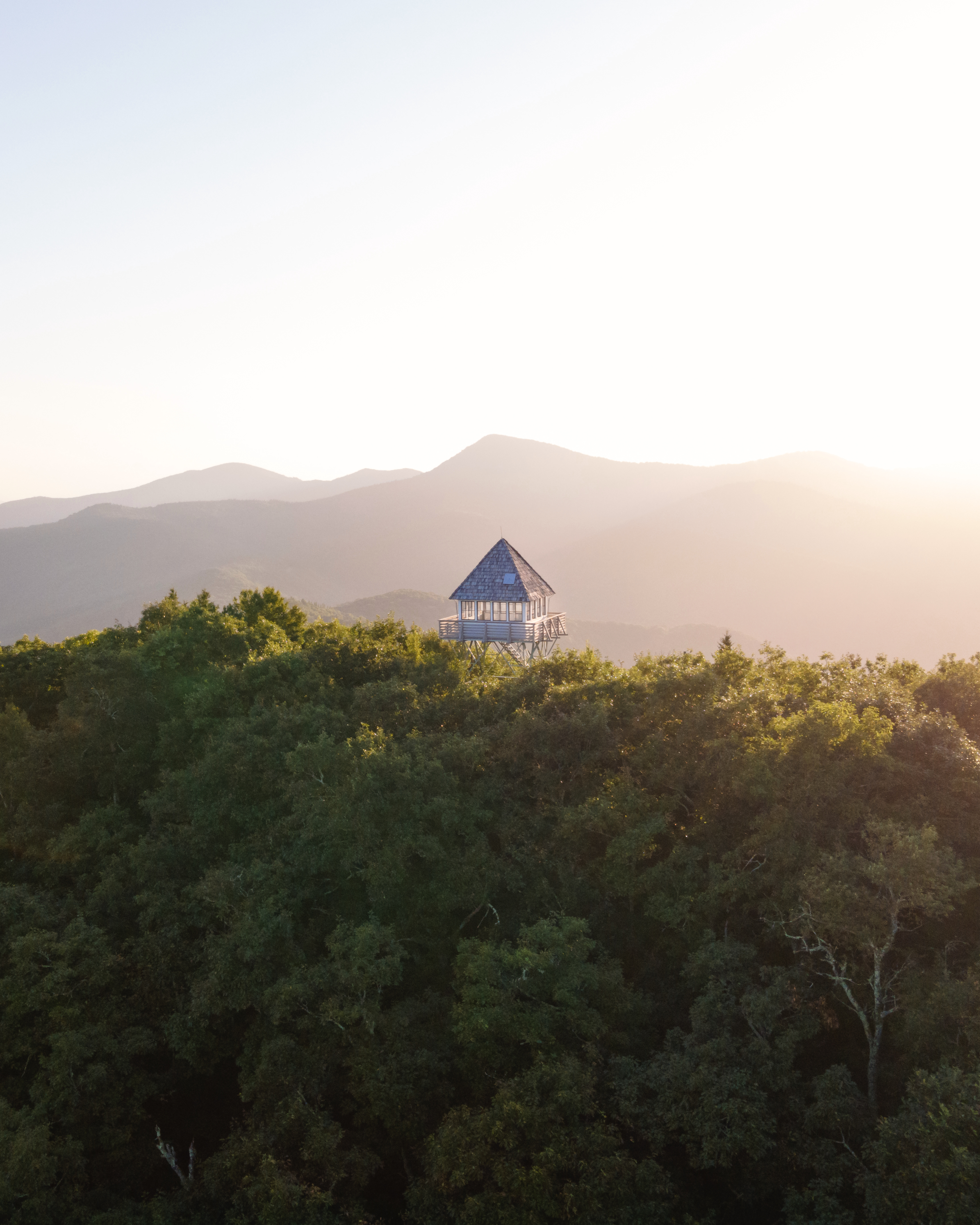 Green Knob Lookout Tower, Yancey Co.
