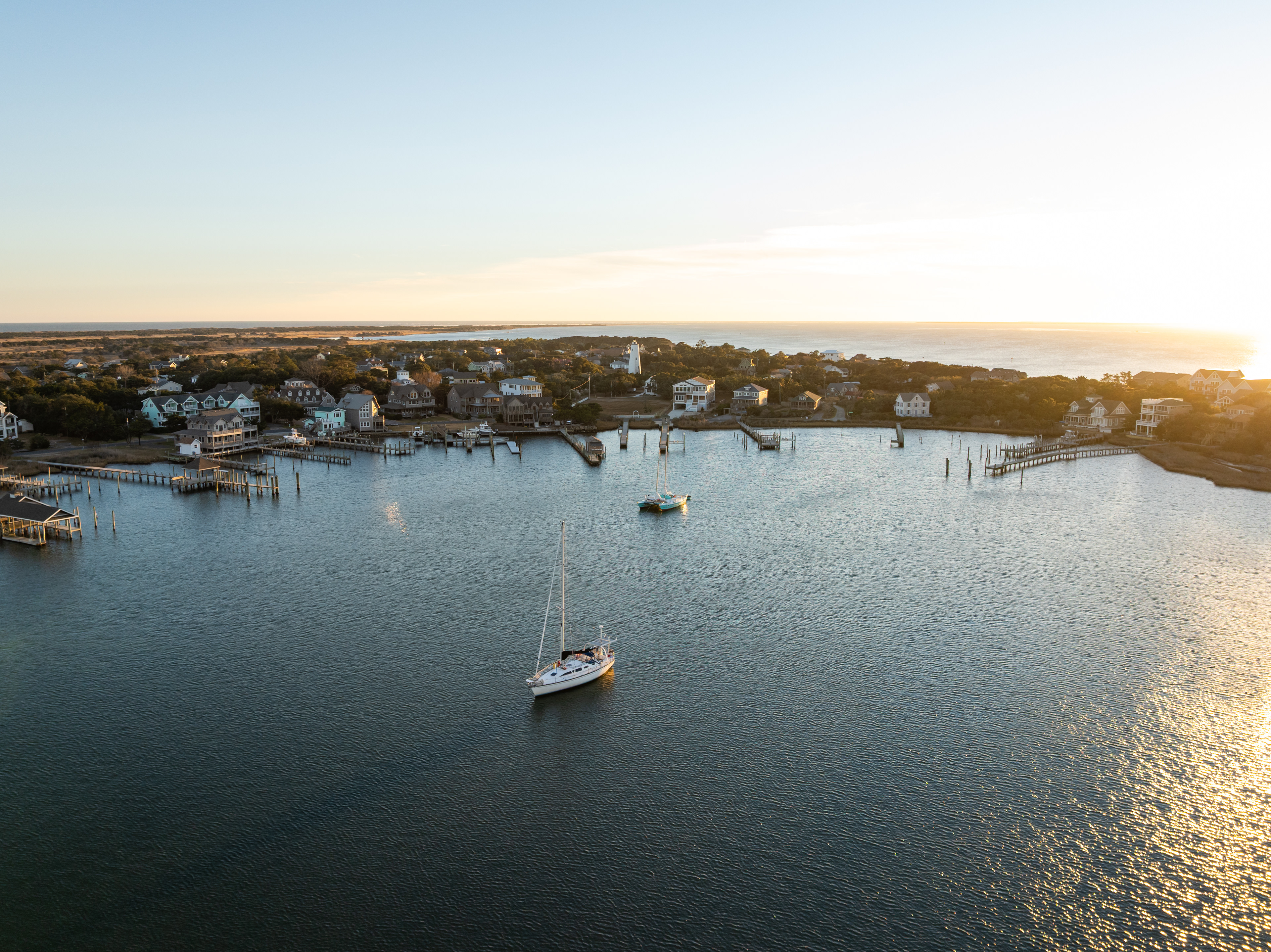 Golden Hour over Ocracoke Harbor