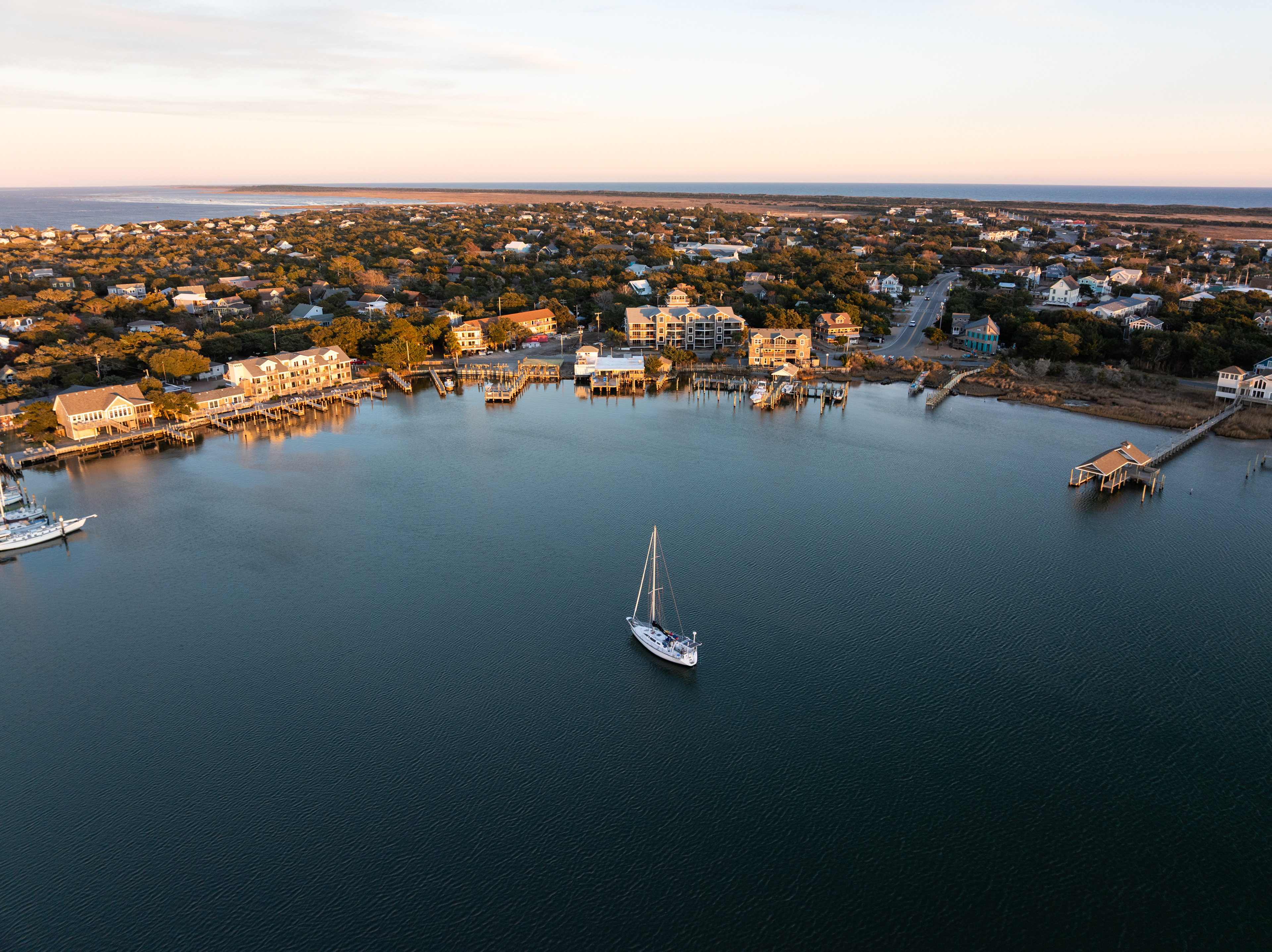 Golden Hour over Ocracoke Harbor