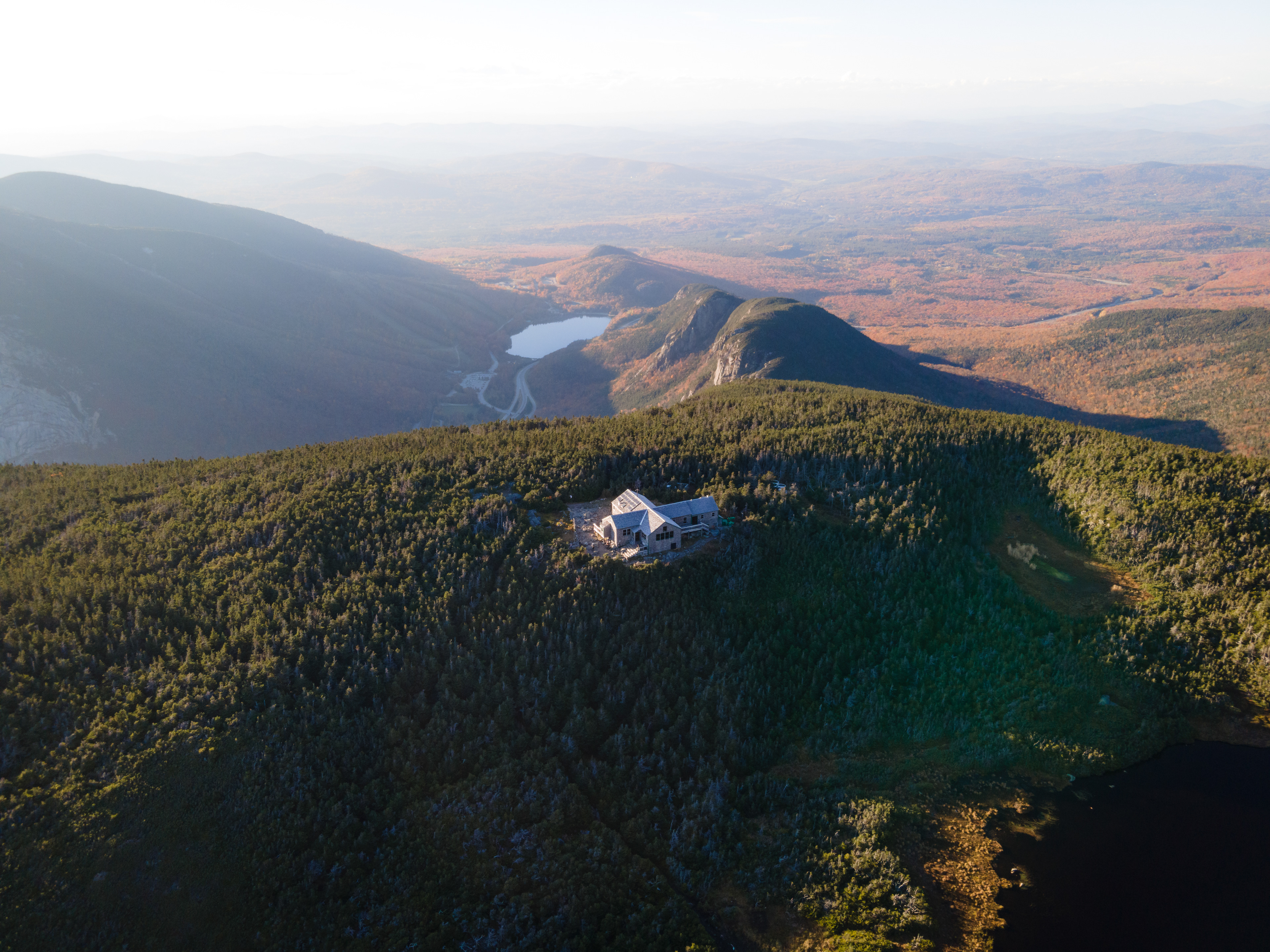 Greenleaf Hut on Mt. Lafayette in the White Mountains, NH