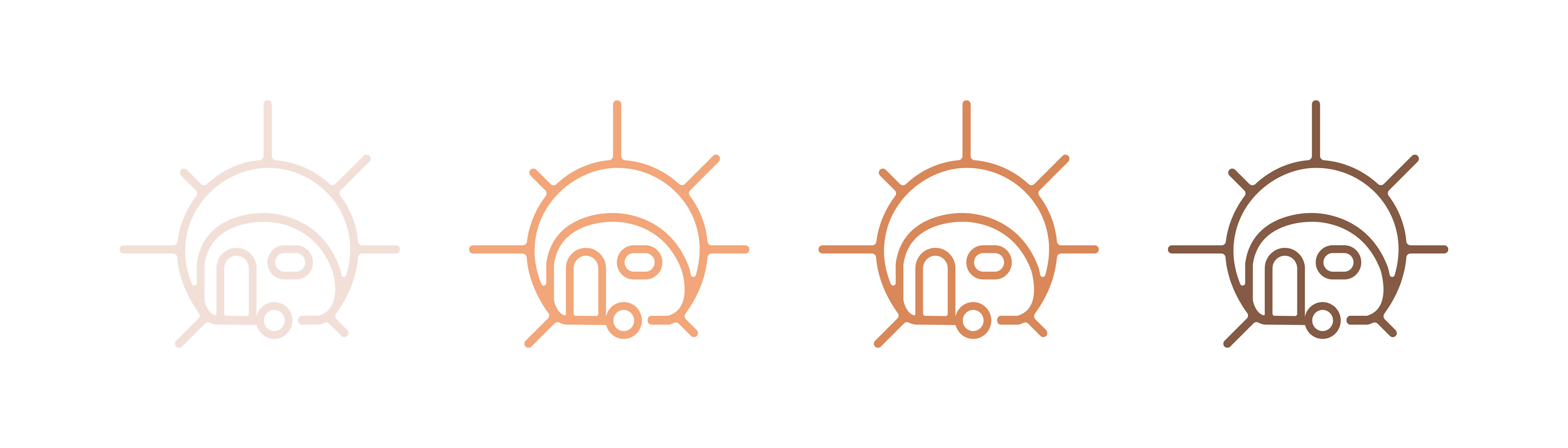 Moboole Logo with various color ways