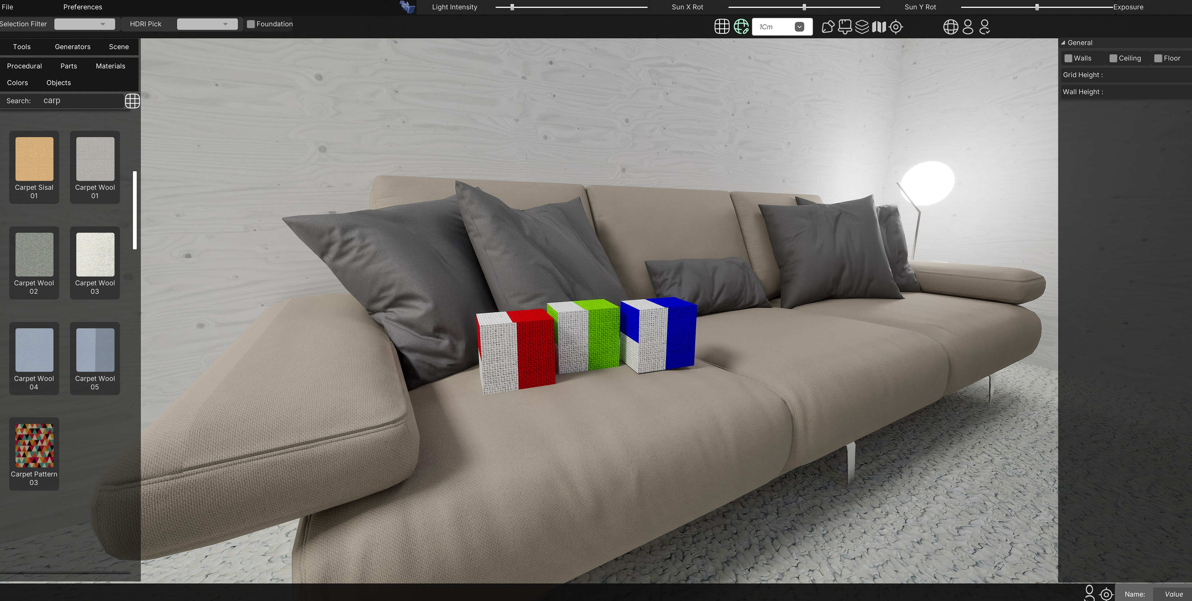 Change Tint for each material instance