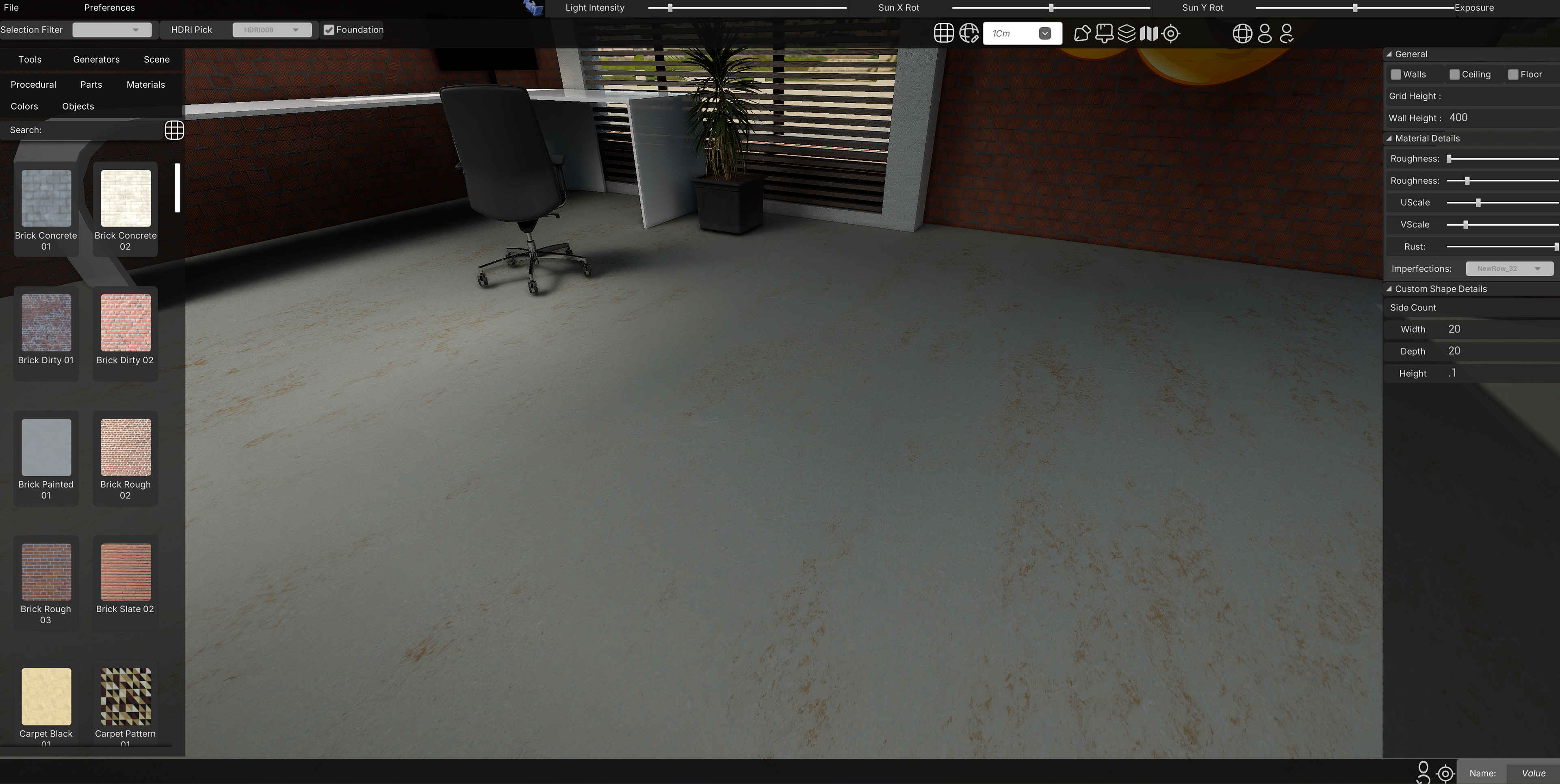 Imperfection overlay. Coloured or reflection only