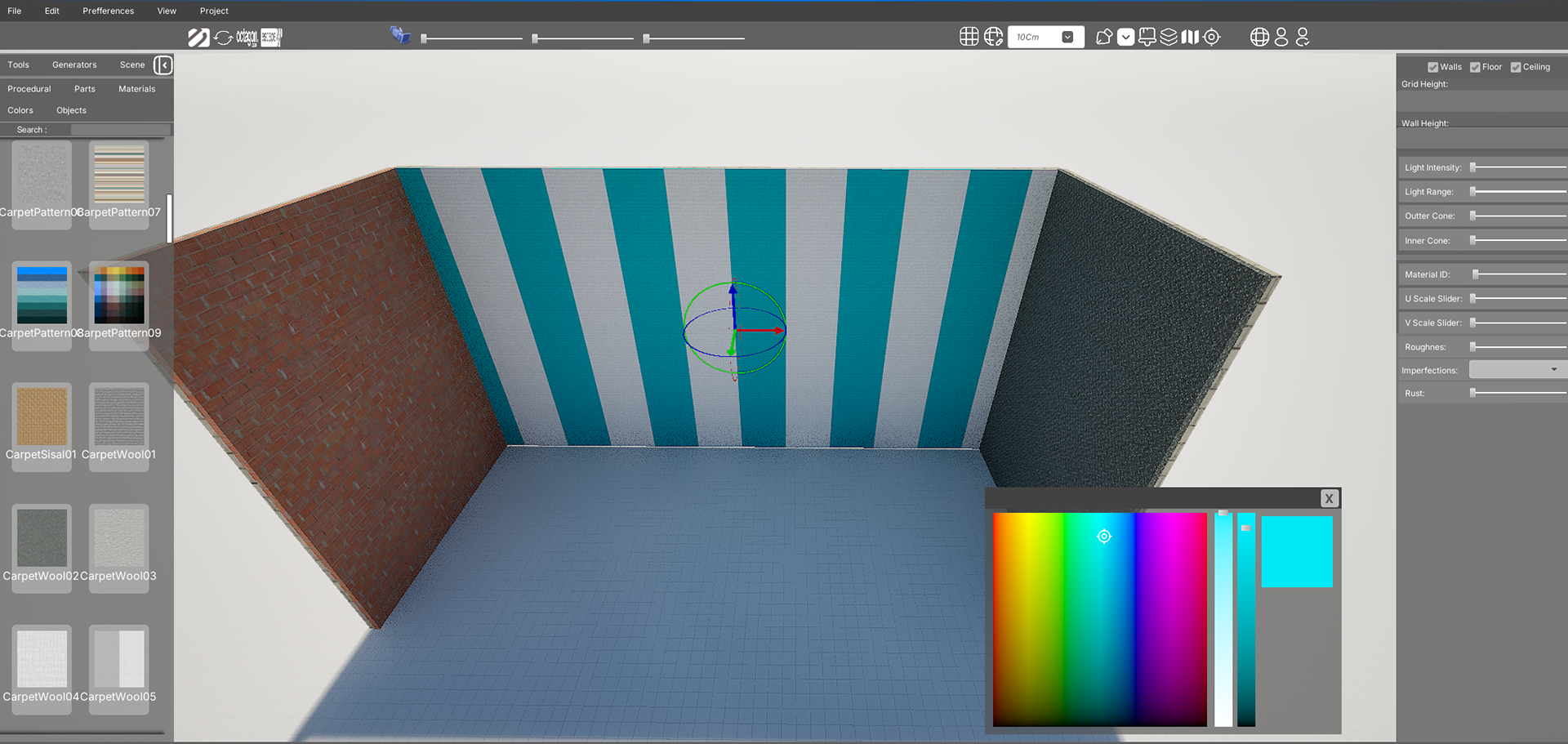 Customizable material system