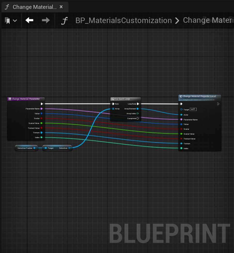 High Level blueprint control