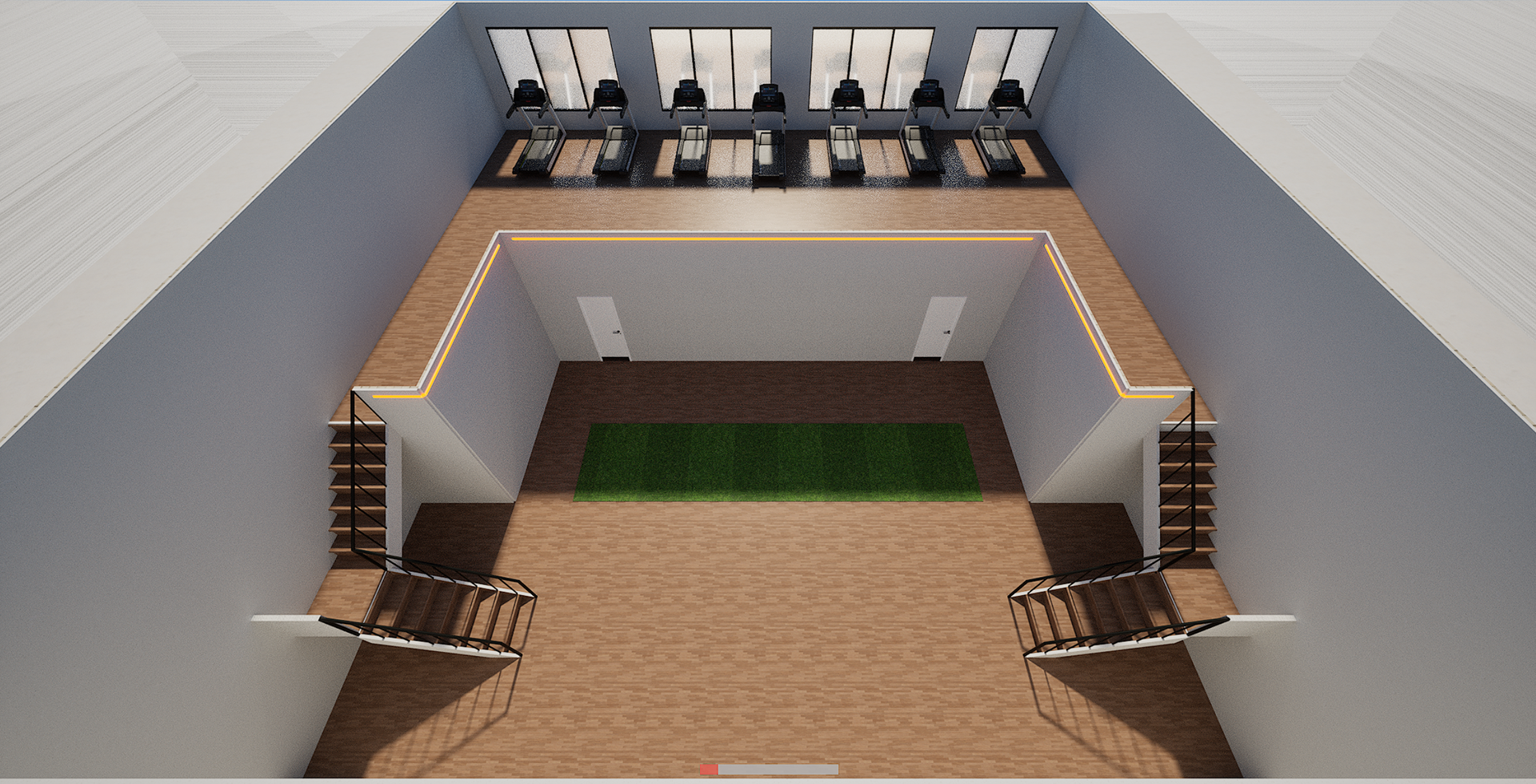 Multi floor building / procedural staircase.