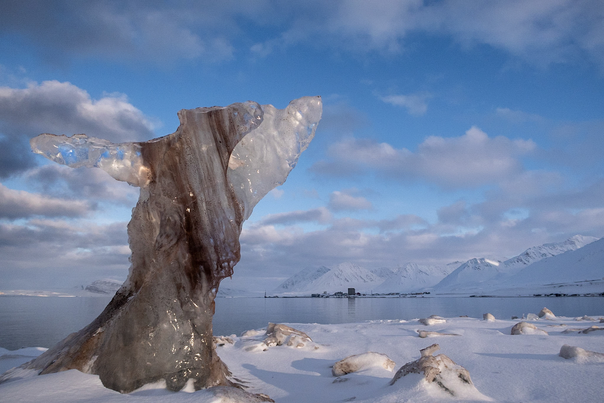 Som en hval på land