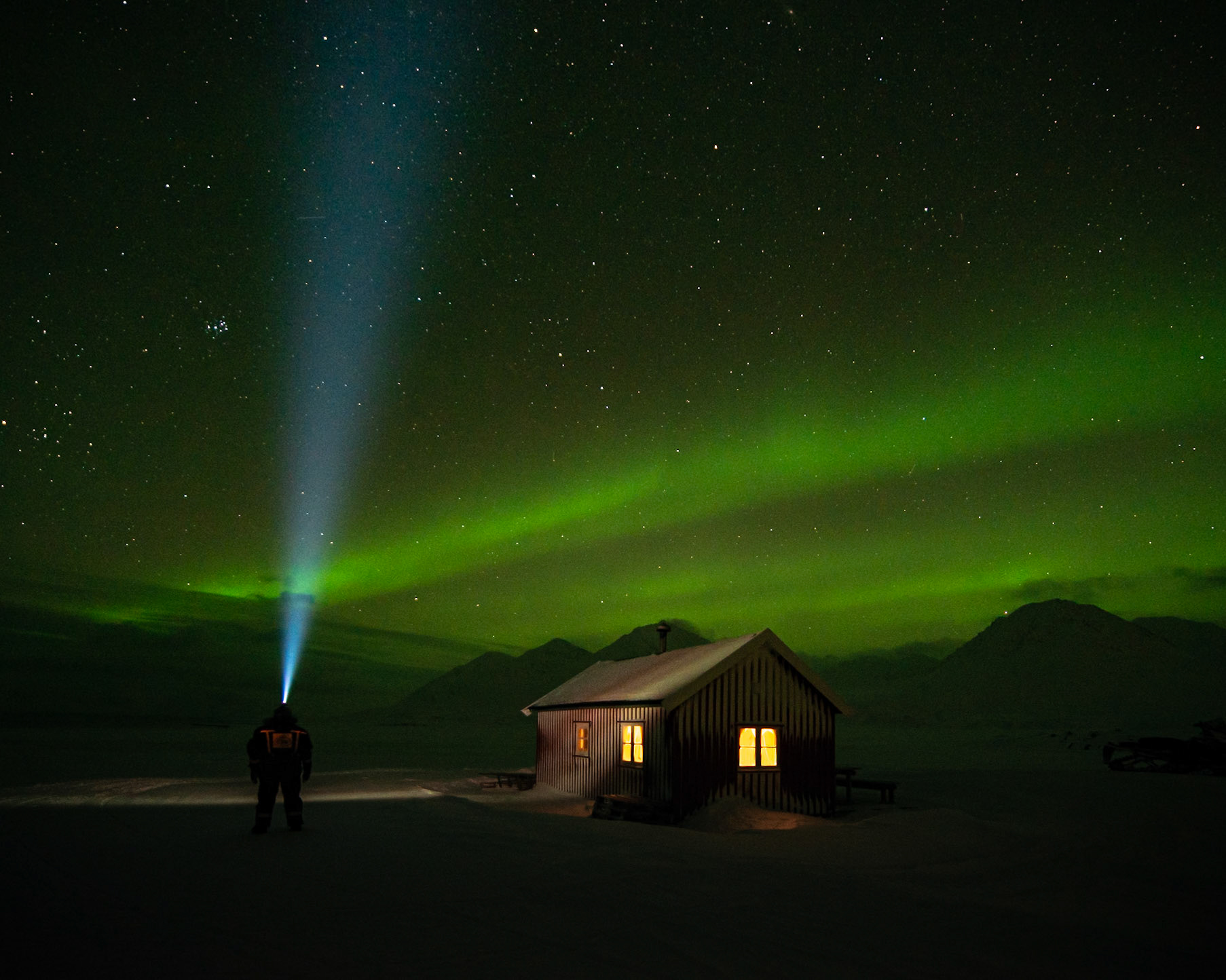 Det magiske lyset - Gåsebu, Svalbard