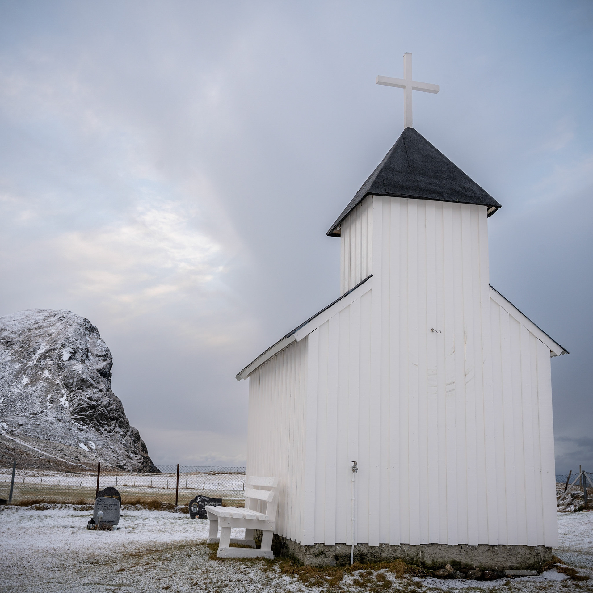 Kapellet i havgapet - Unstad, Lofoten