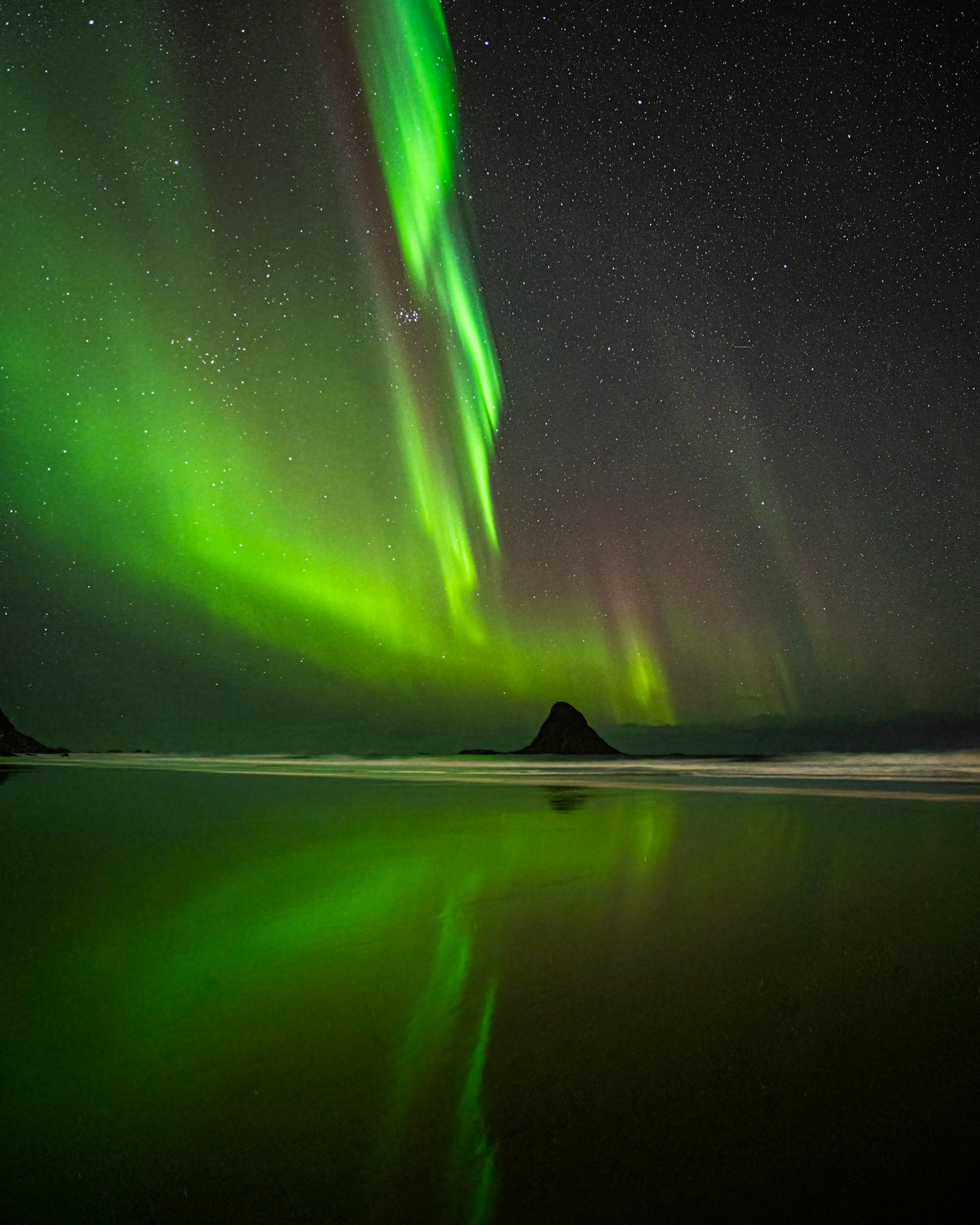 Aurora speiling - Bleik, Andøy