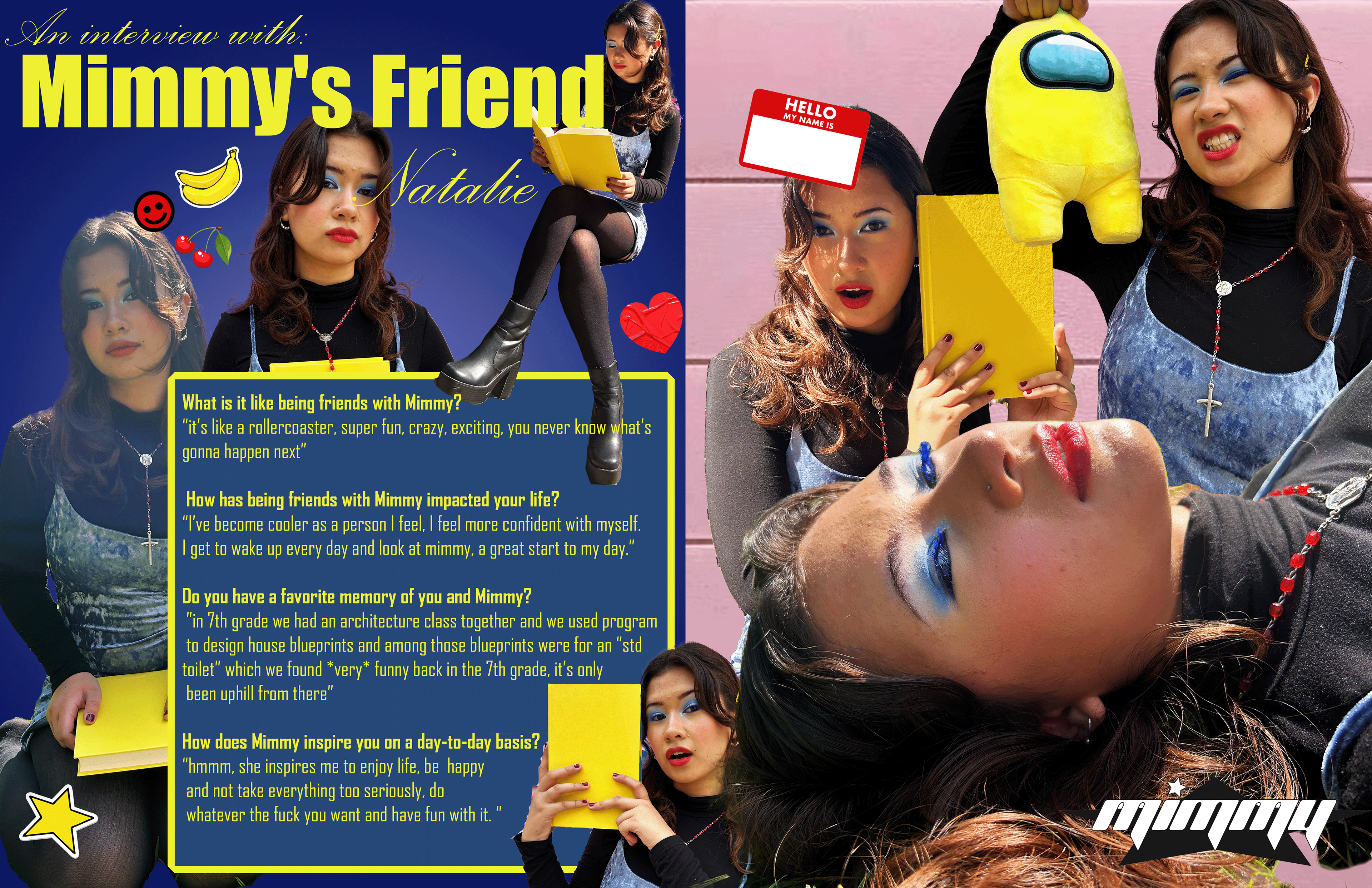 MOCK MAGAZINE SPREAD