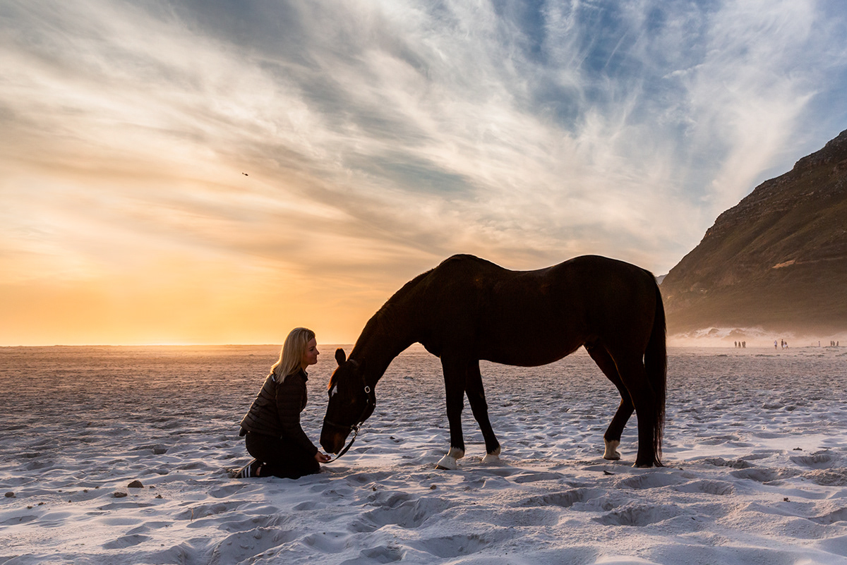 Georgina & Glen in Noordhoek.
