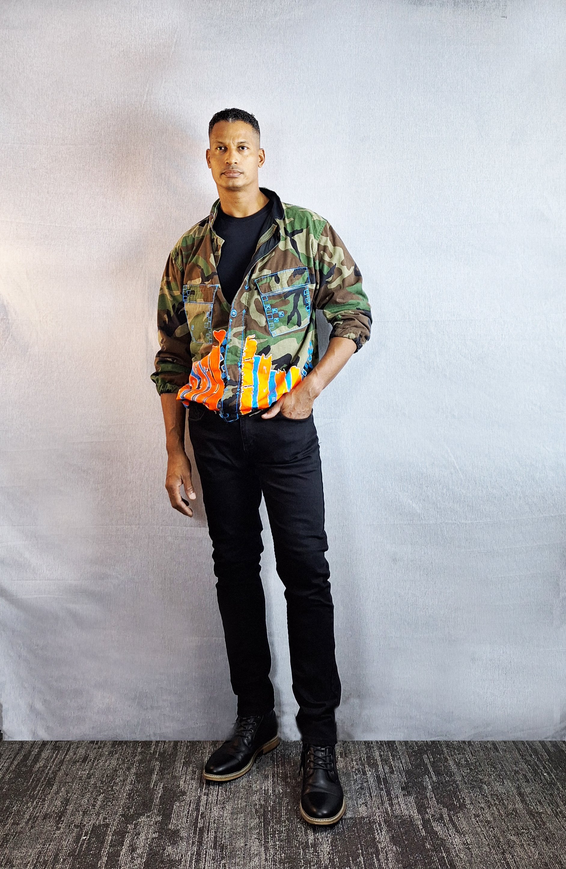 Camu Bomber jacket