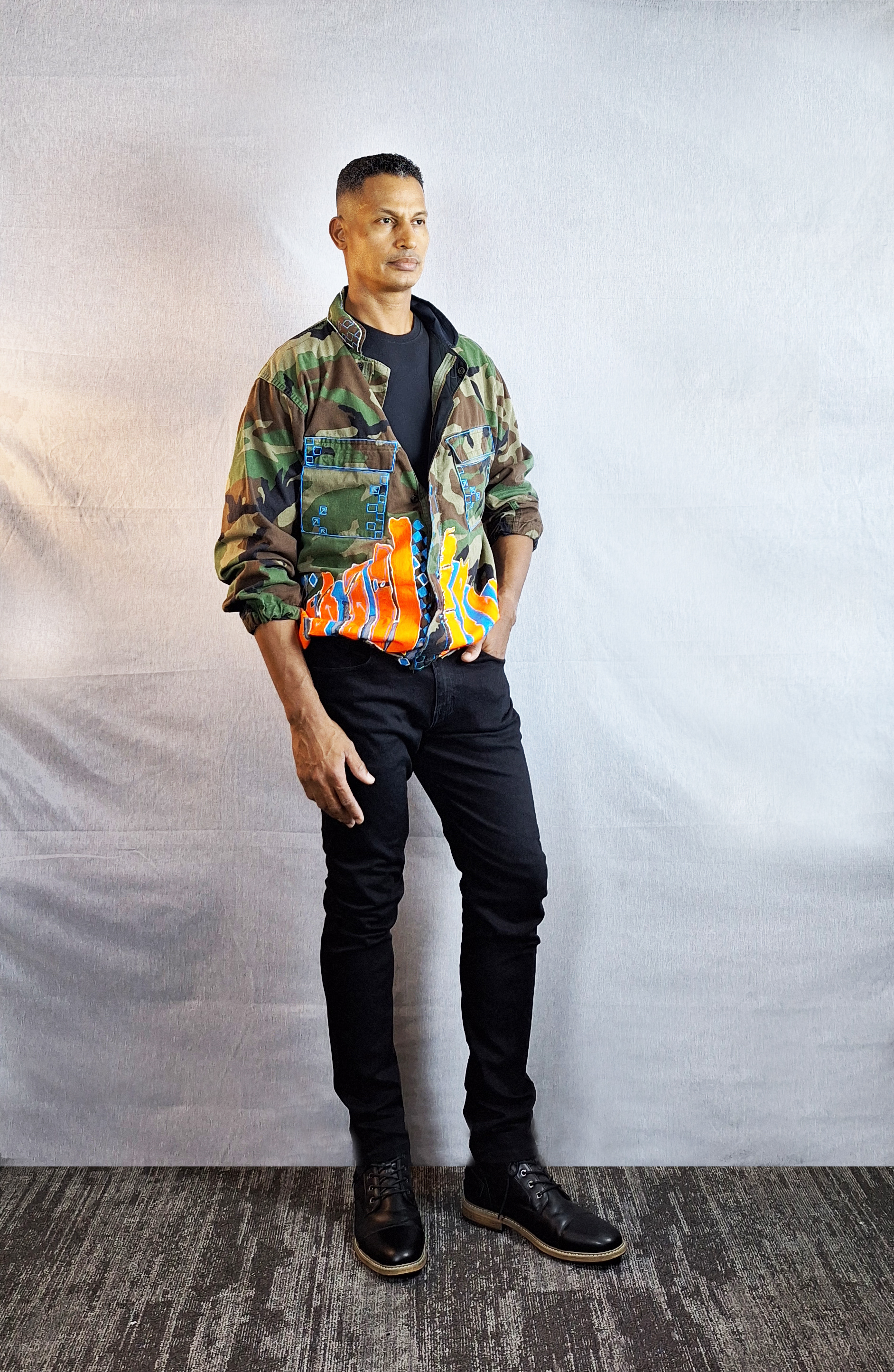 Camu Bomber jacket