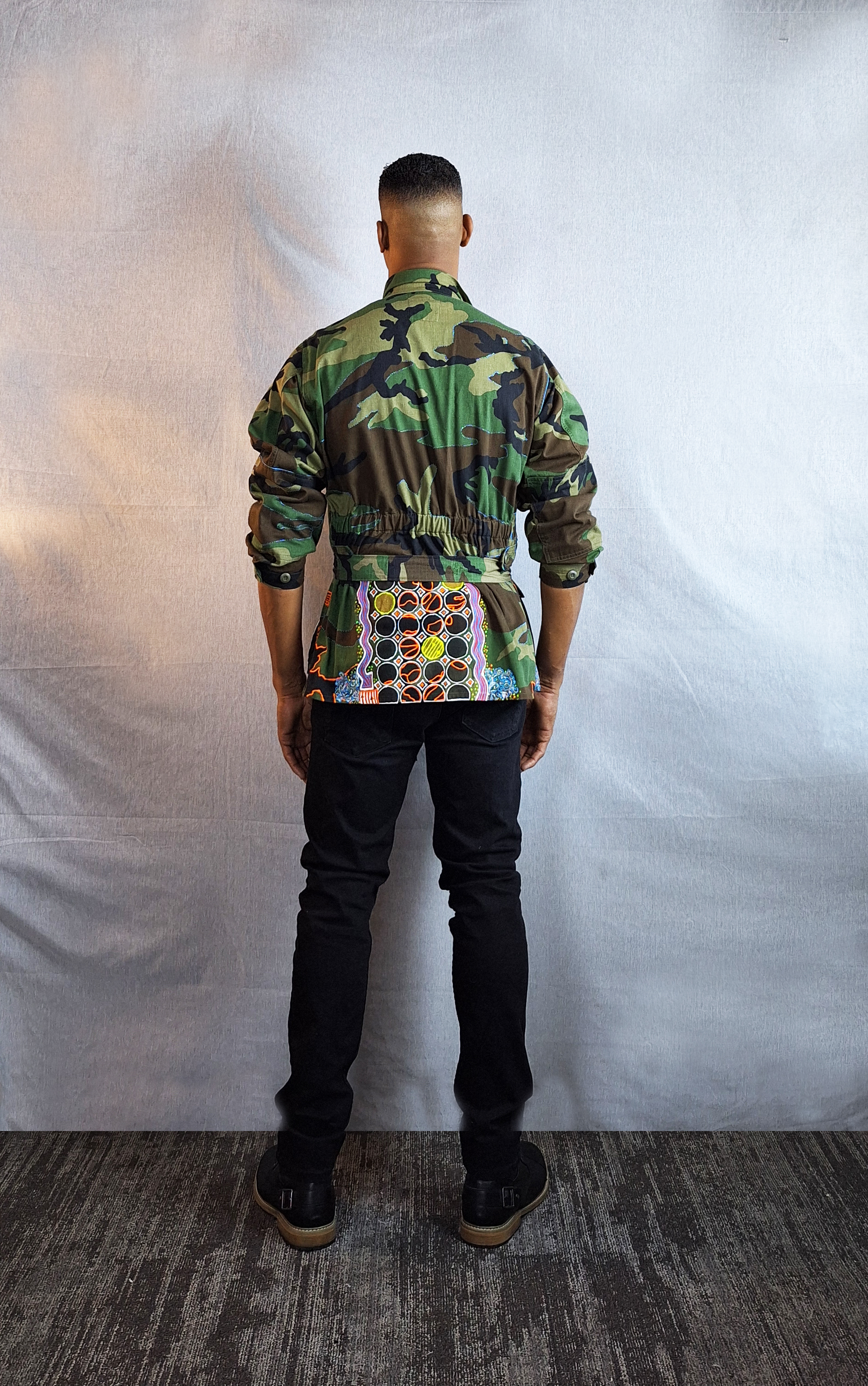 Unisex Camu Jacket/Orange Life