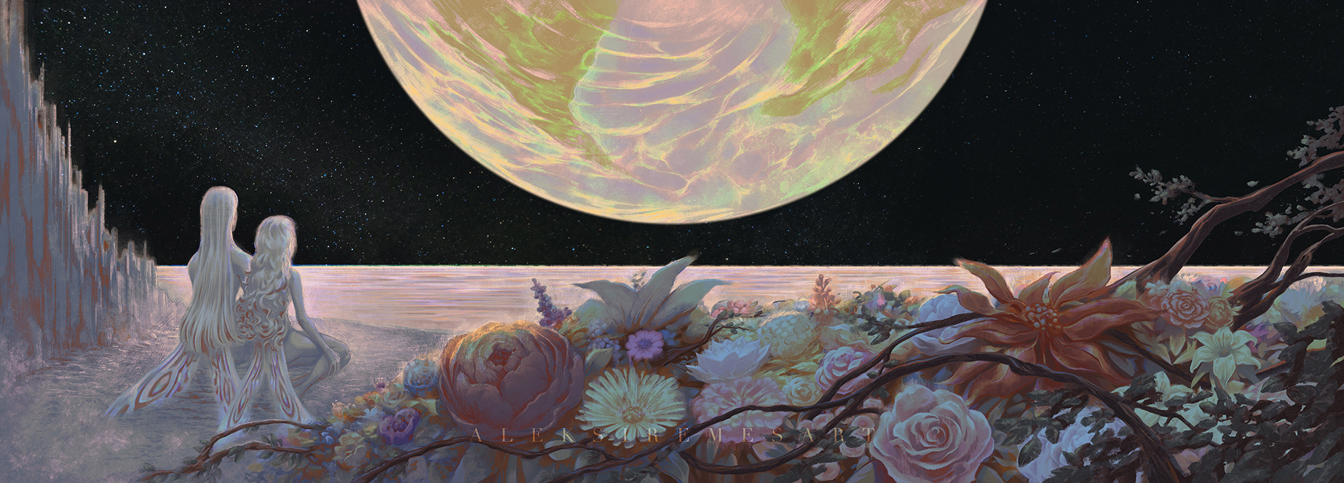 Moon Memoirs (Preview) – Sample illustration from my storybook project