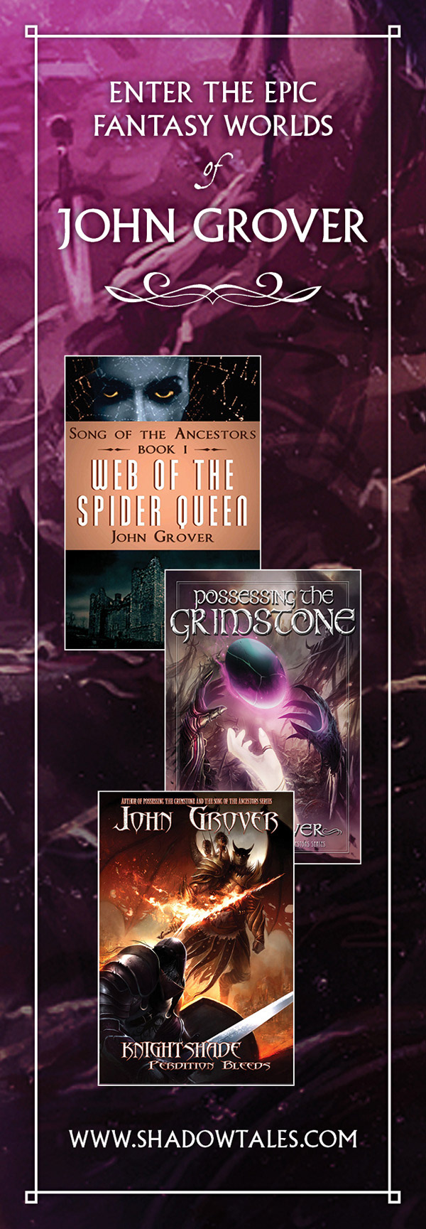 John Grover | Author bookmark.