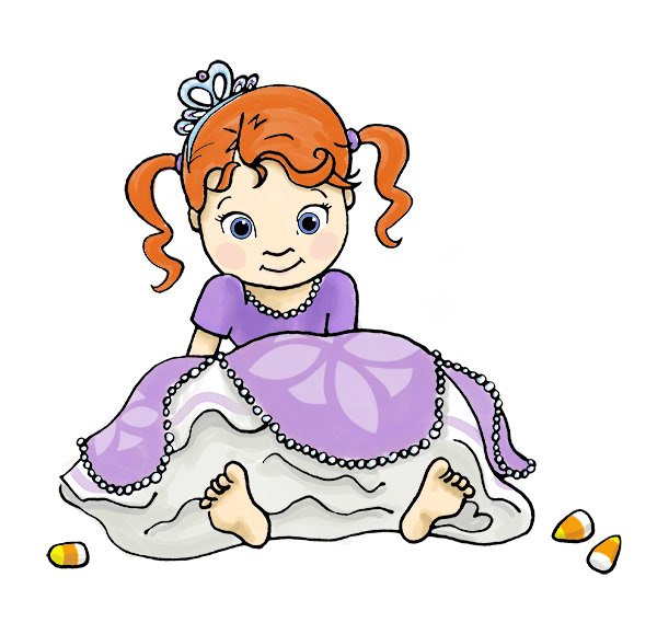 Princess Birthday | Illustration for invitation.