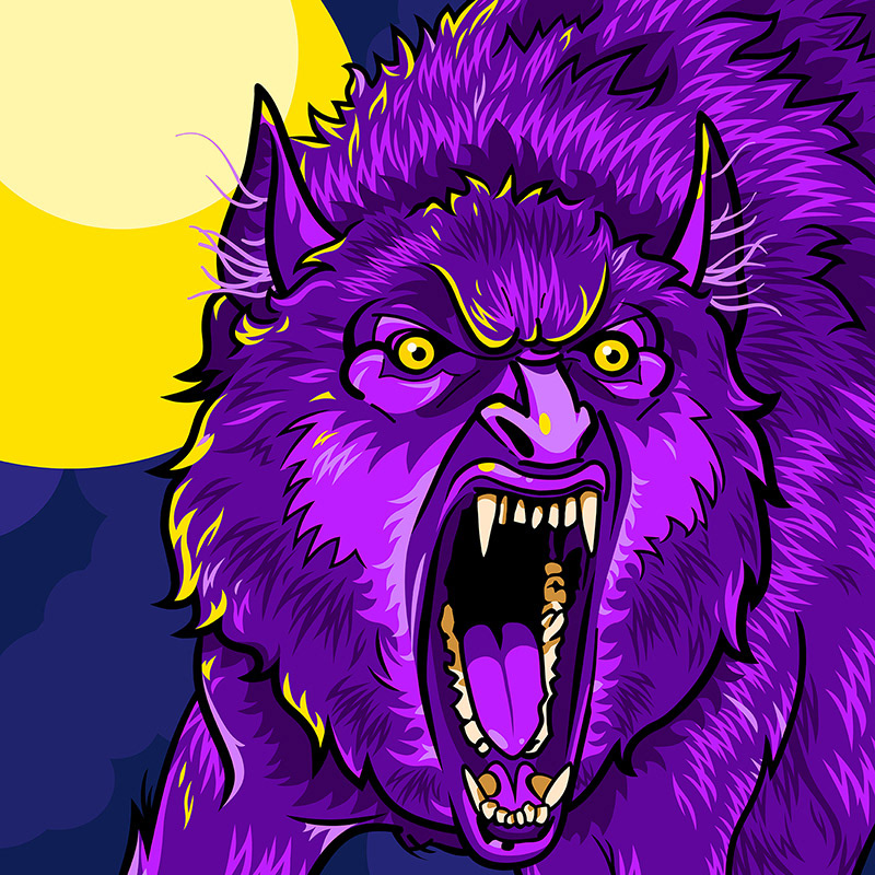 Wolfslayers | Vector Illustration.