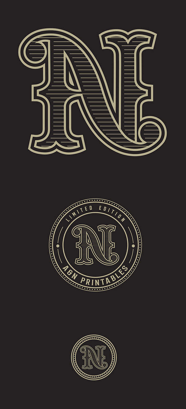 A & N Printables | Logo design.