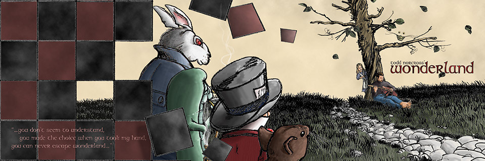 Wonderland | Illustration for musician Todd Norcoss' Wonderland.