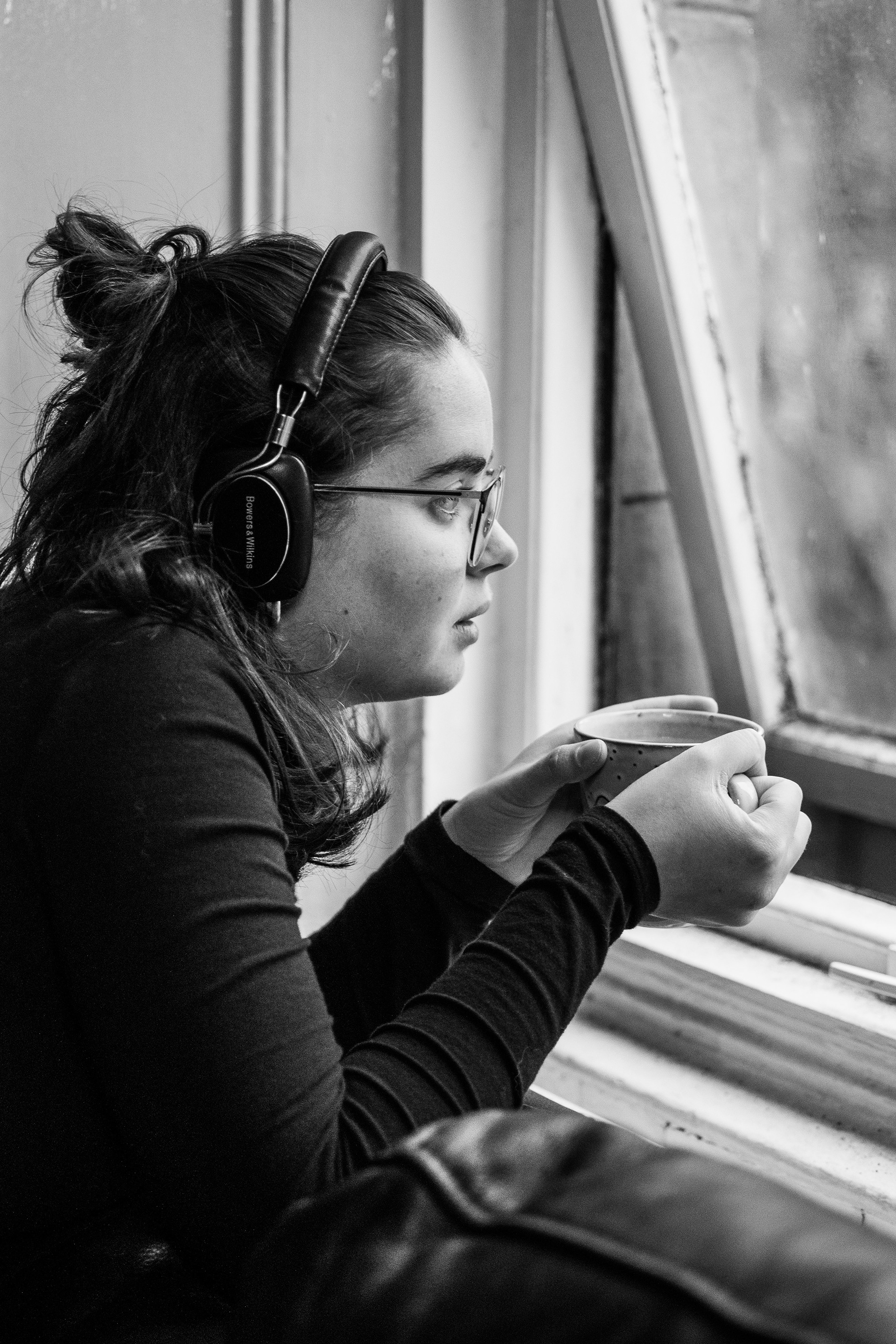 From my portrait series 'The Musician'. Shot in a pseudo-documentary style, this portrait series follows a dedicated musician as she explores her emotional relationship with music, capturing the various ways that music manifests in life. 