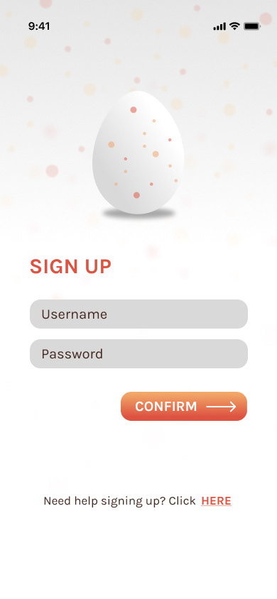 BROODY APP ACCOUNT LOGIN SCREEN
