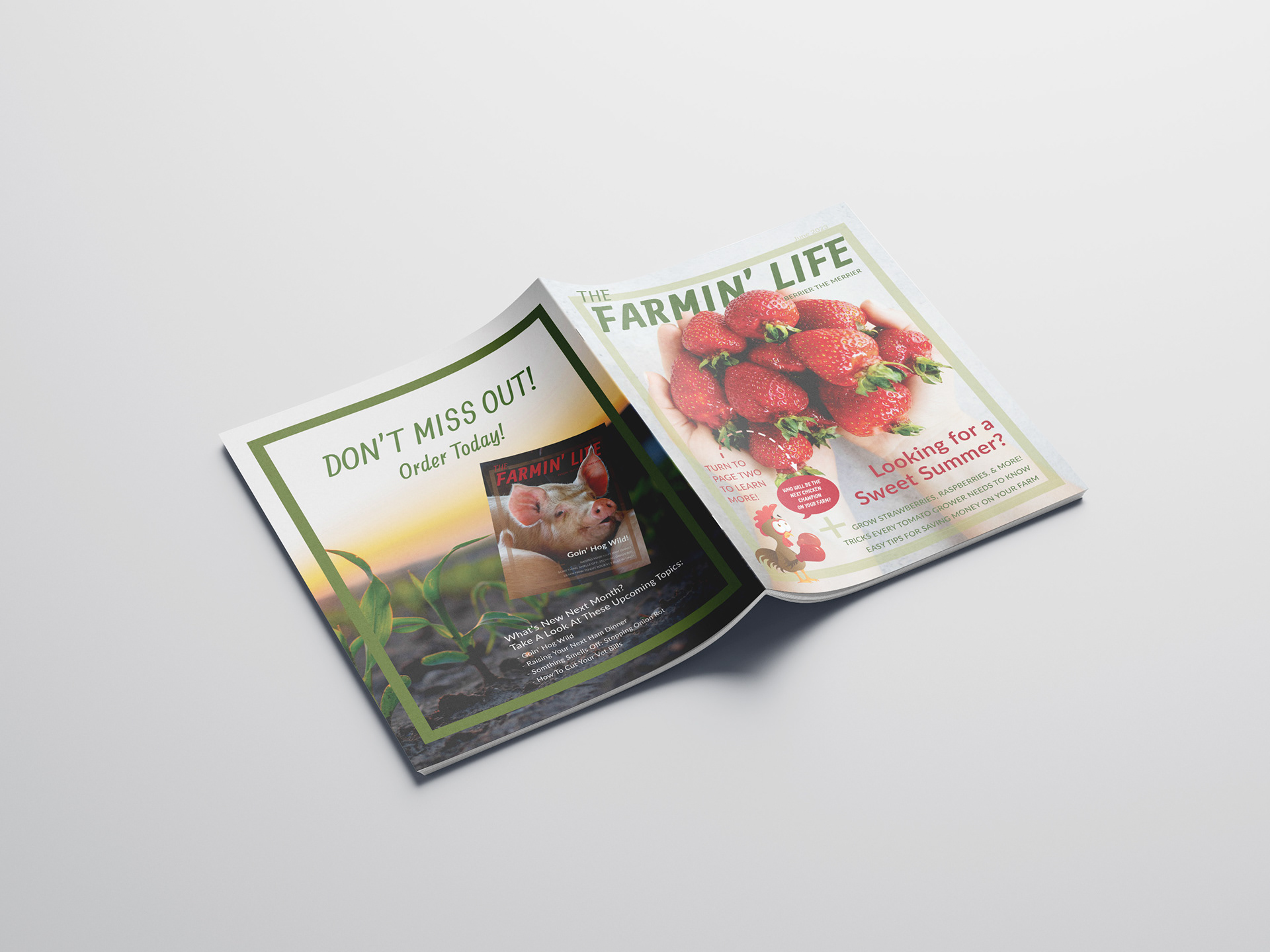 THE FARMIN' LIFE MAGAZINE MOCKUP