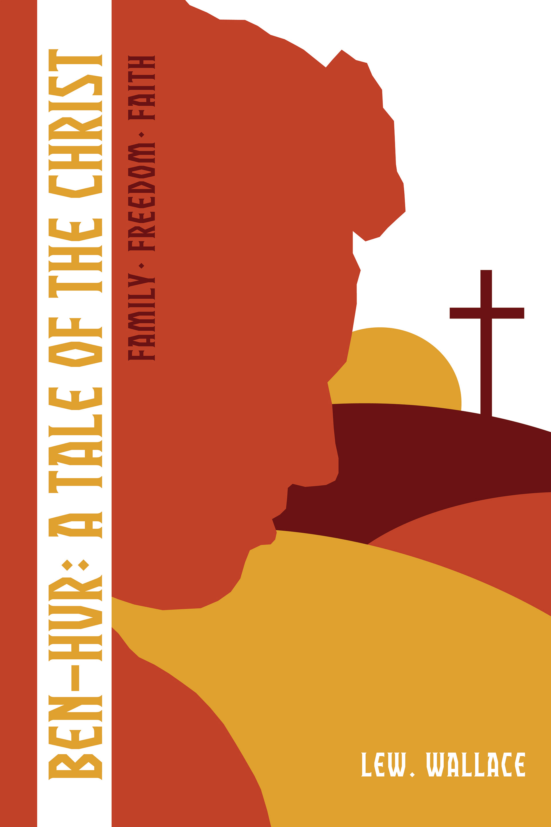 LEW. WALLACE'S "BEN-HUR: A TALE OF THE CHRIST" BOOK COVER