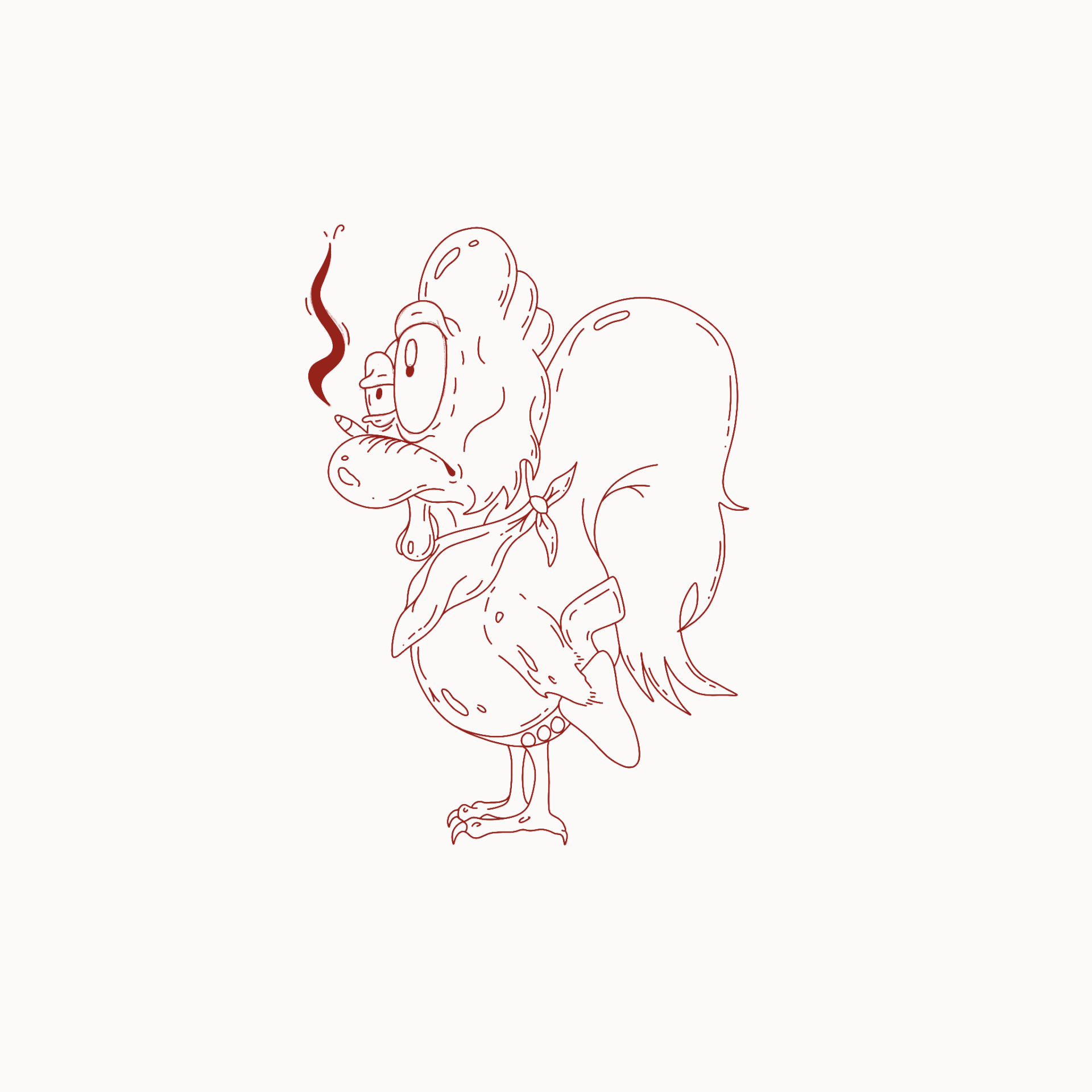 CHARACTER ANIMATION CONCEPT (DIGITAL ART CREATED VIA PROCREATE)