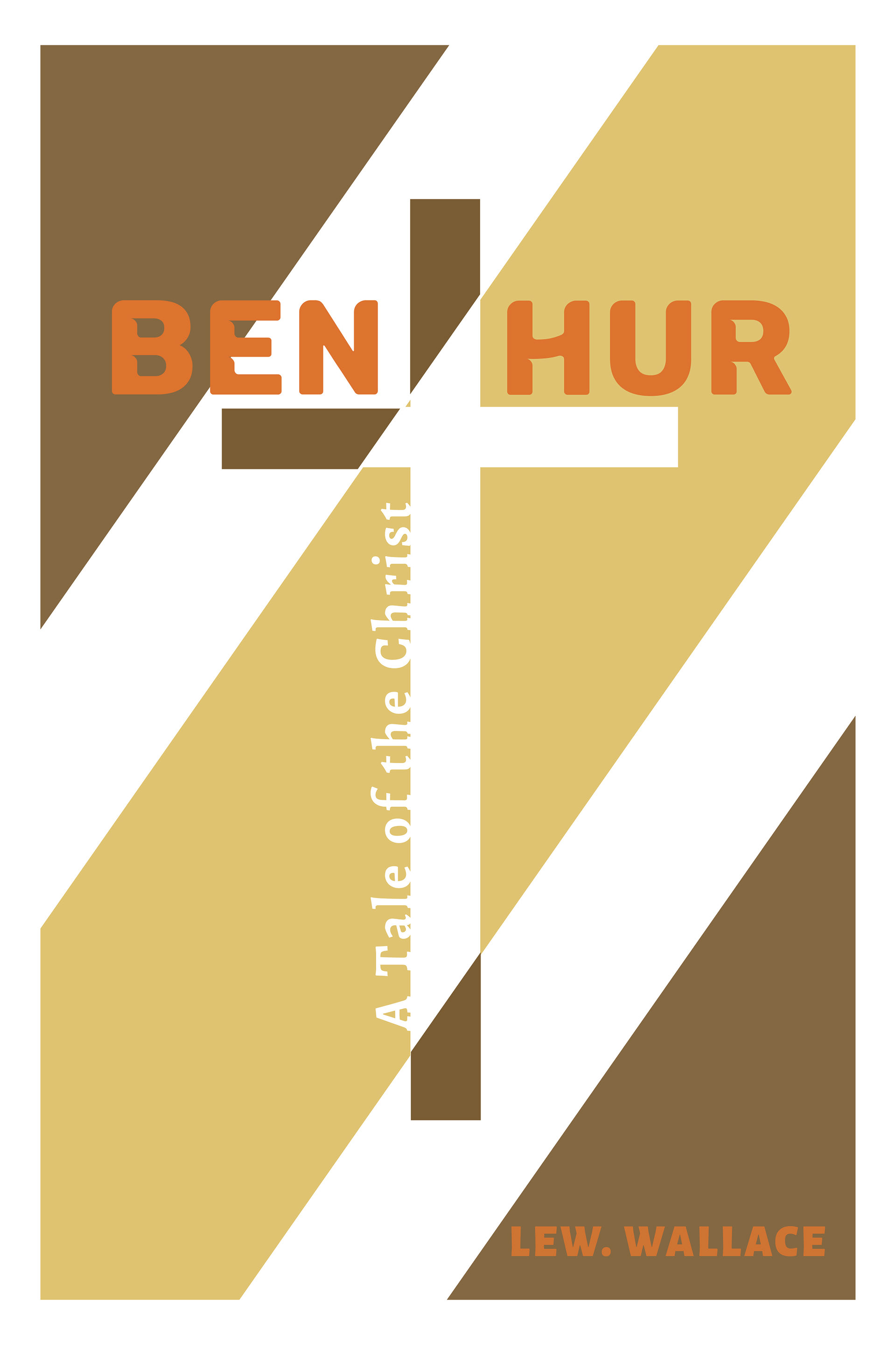 LEW. WALLACE'S "BEN-HUR: A TALE OF THE CHRIST" BOOK COVER